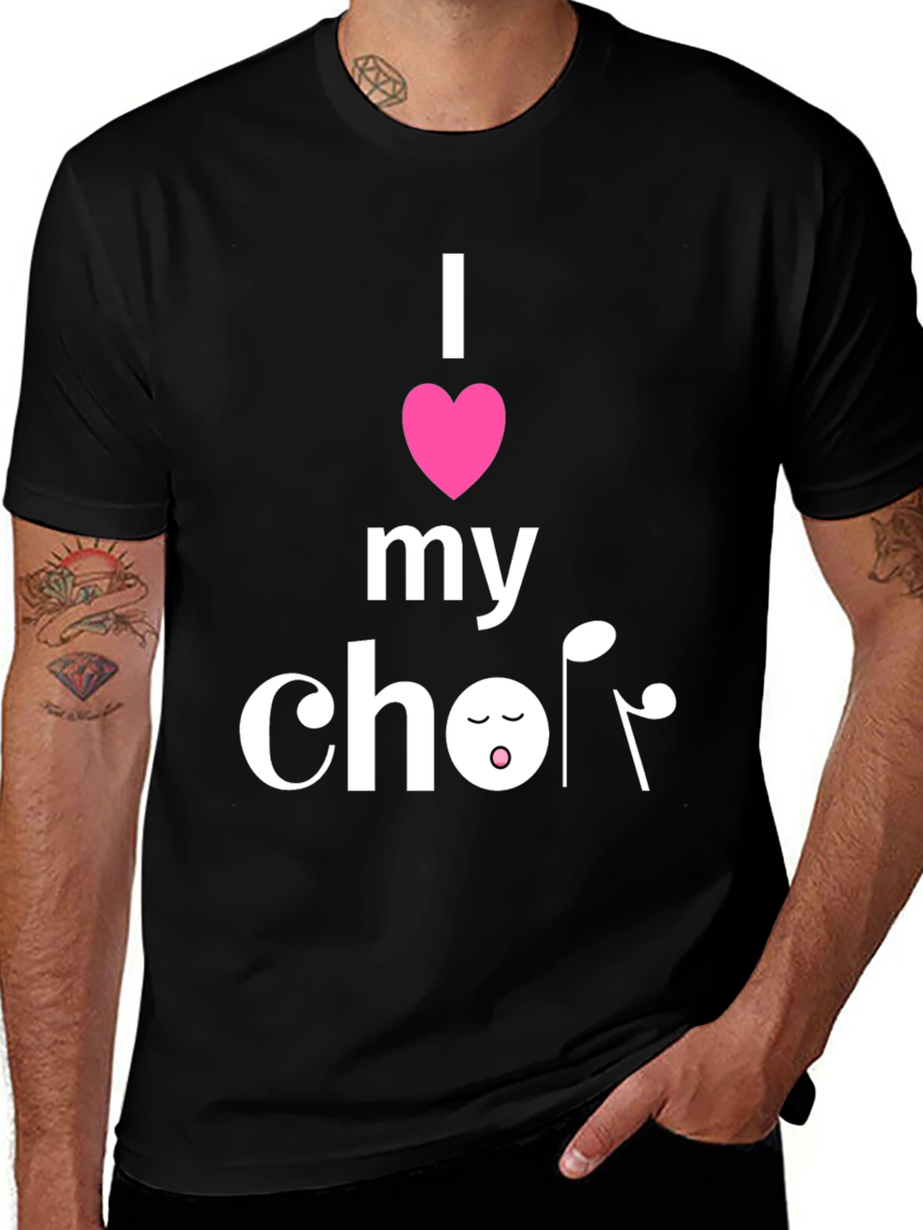 Variant 25 of I Love My Choir T-Shirt - Funny Music Lover Tee