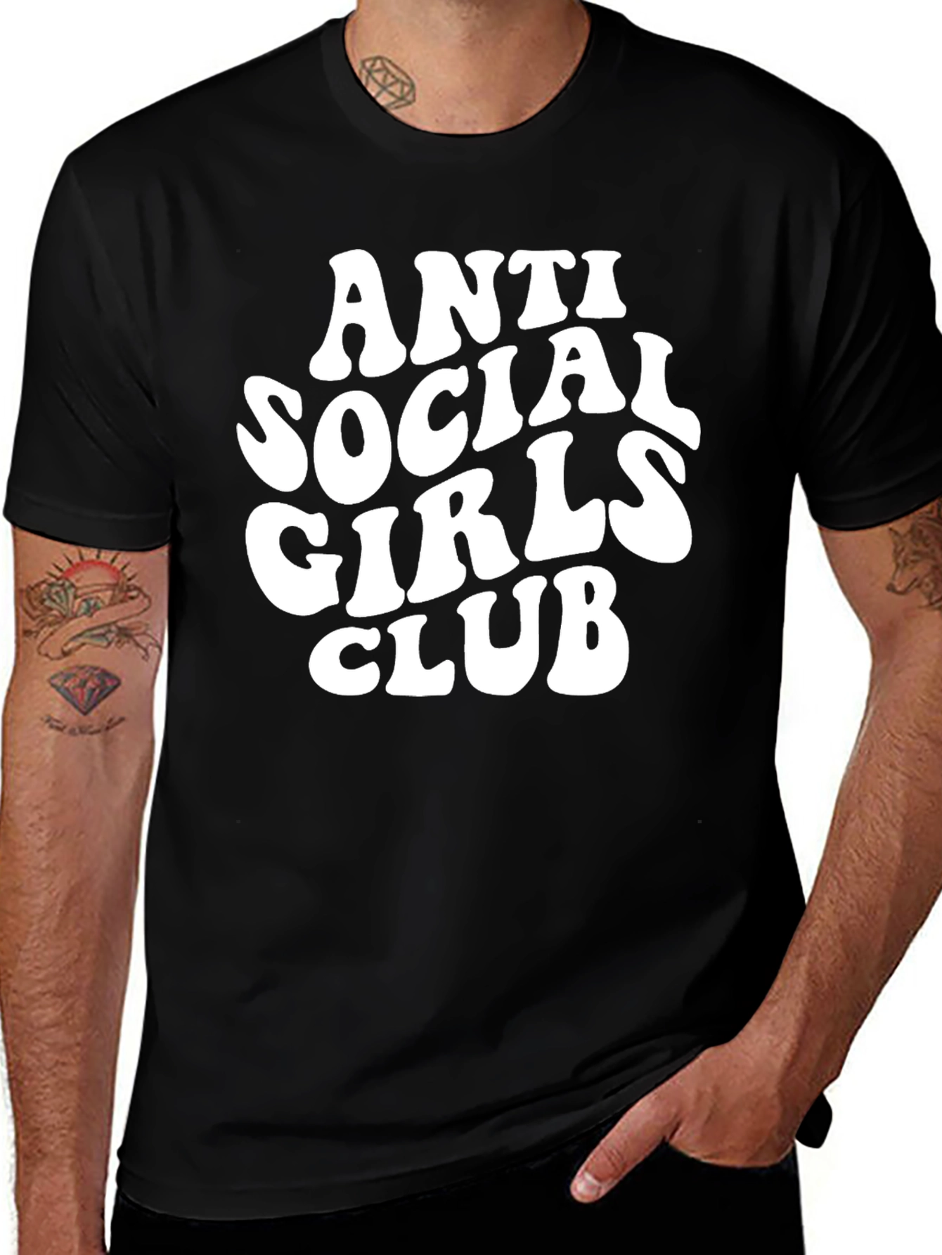 Variant 30 of Anti Social Girls Club T-Shirt - Trendy Graphic Tee