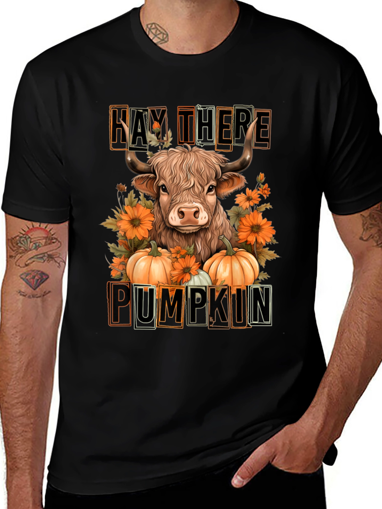 Variant 16 of Hay There Pumpkin Graphic Tee