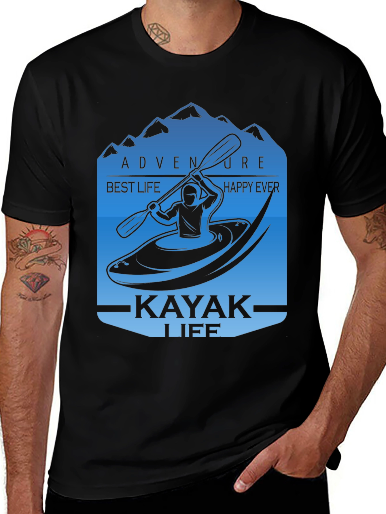 Variant 7 of Adventure Kayak Life T-Shirt