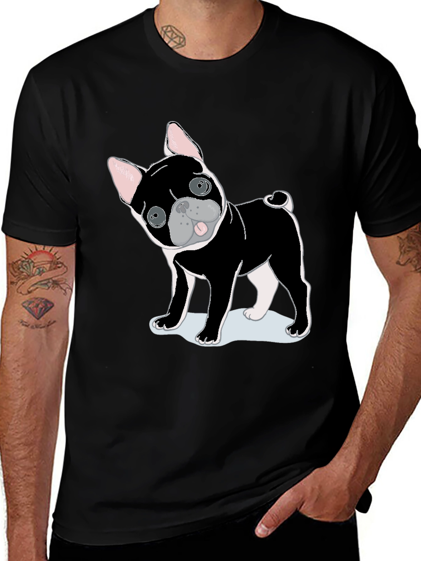 Variant 14 of Dog Graphic Tee - Cute Puppy Shirt