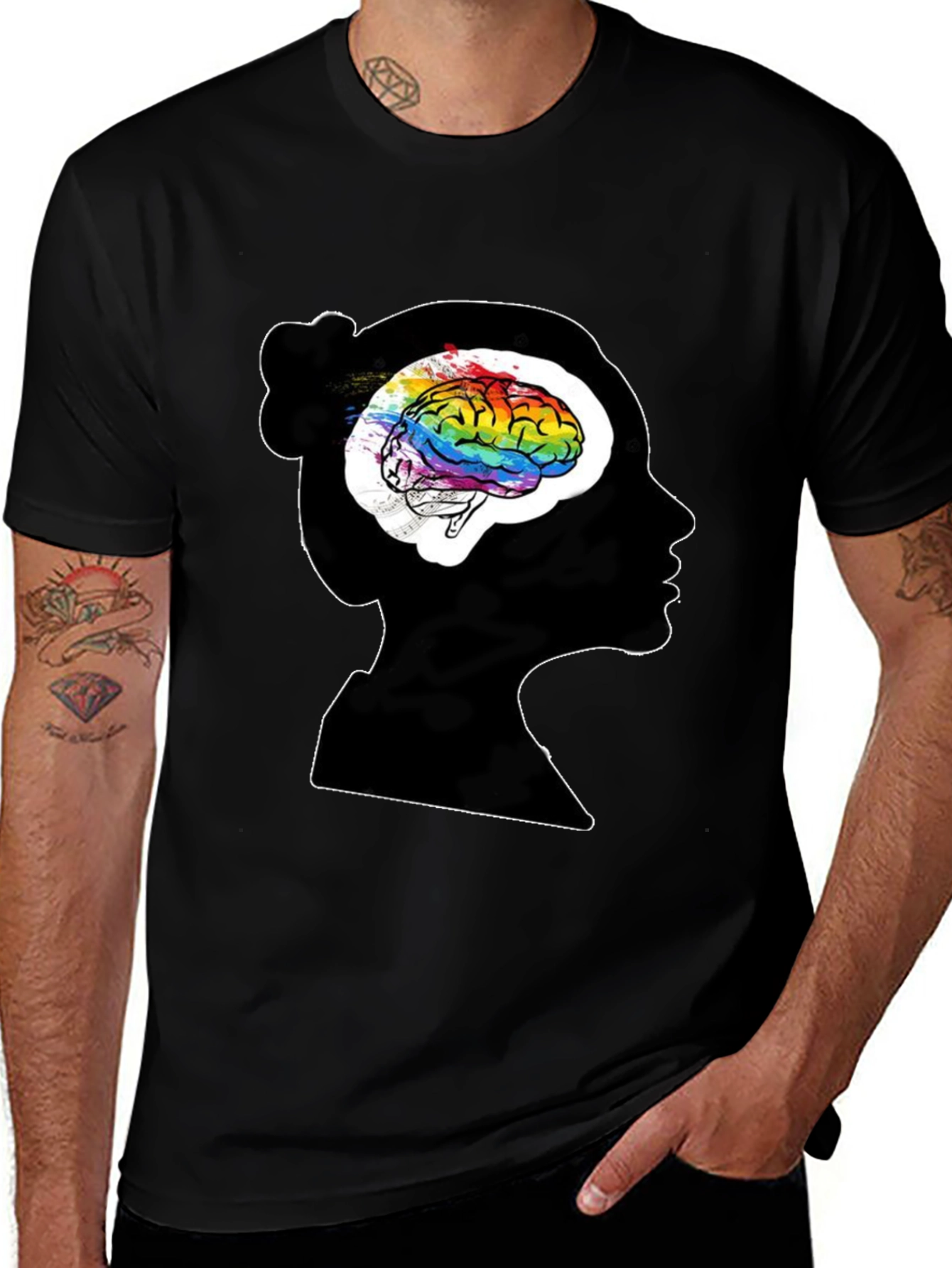 Variant 30 of Brain Art T-Shirt - Artistic Mind Tee