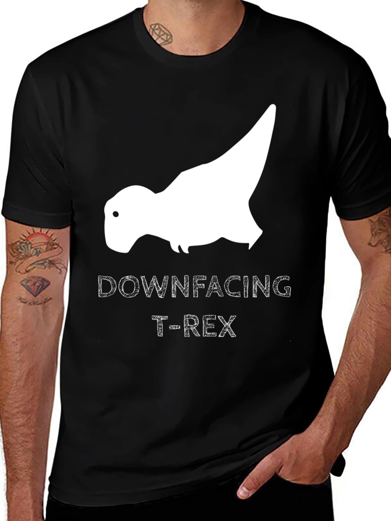 Variant 9 of Downfacing T-Rex Graphic Tee