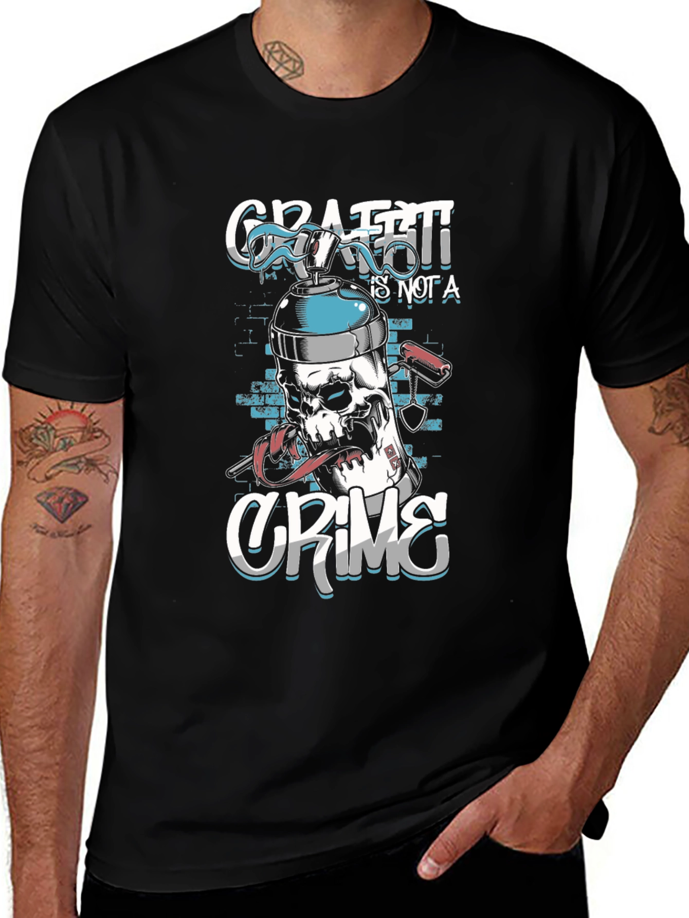 Variant 14 of Graffiti Is Not A Crime T-Shirt
