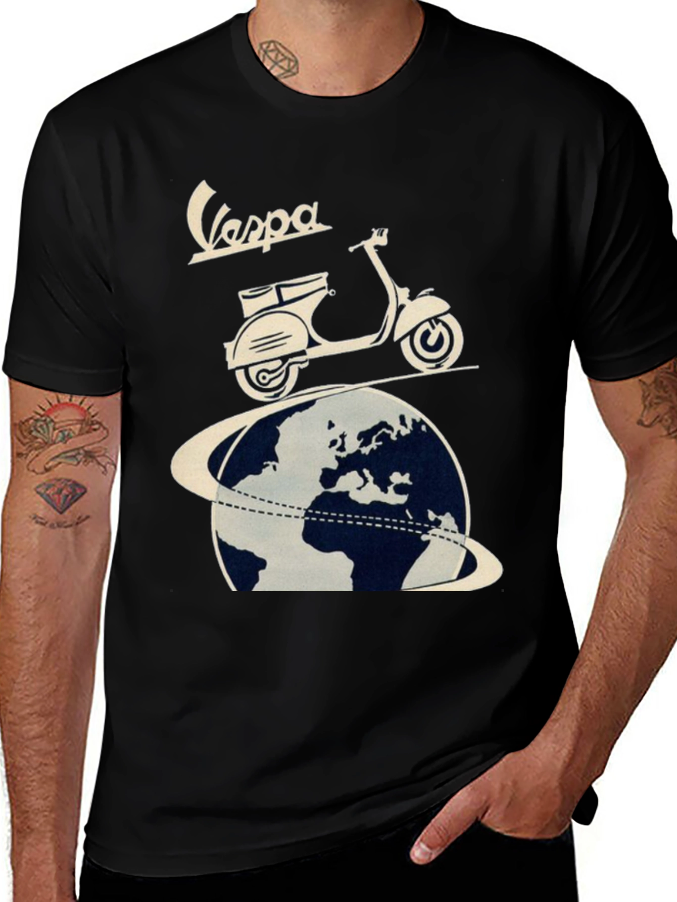 Vespa Around the World Graphic Tee