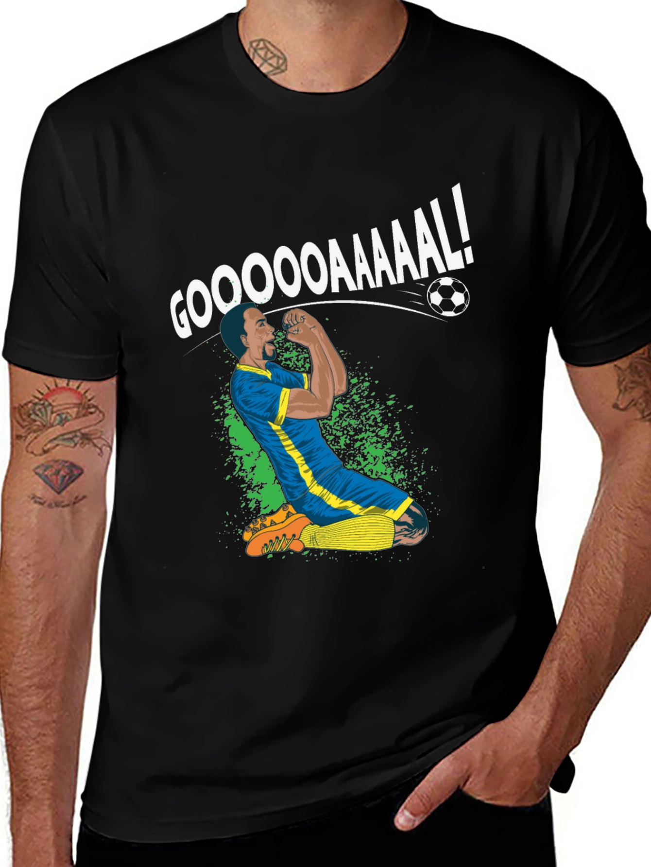 Variant 22 of GOOOOAAL! Soccer Celebration Graphic Tee