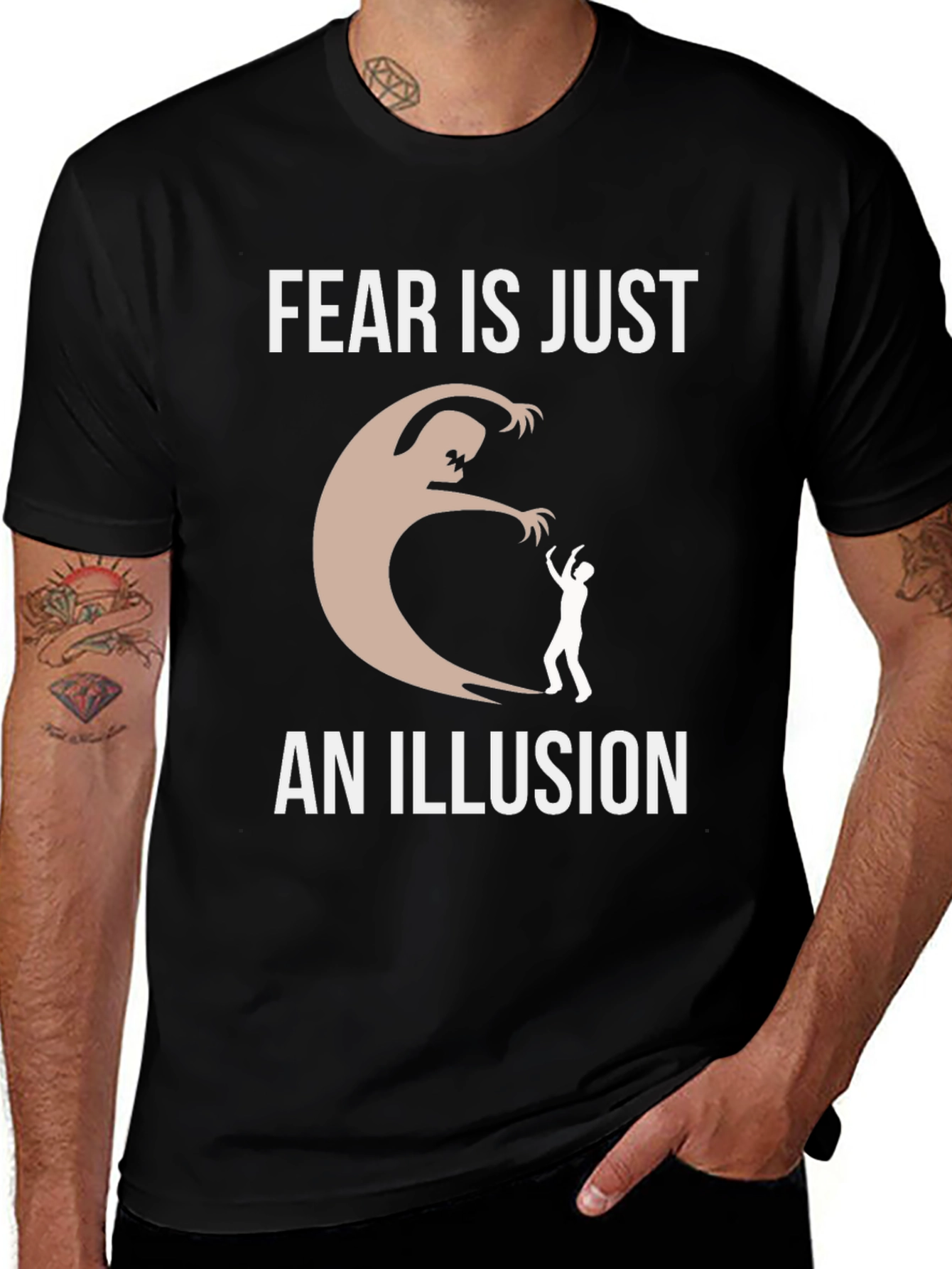 Variant 5 of Fear Is Just An Illusion Graphic T-Shirt