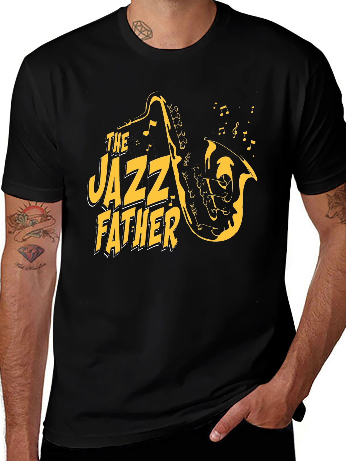 Variant 23 of The Jazz Father Graphic T-Shirt