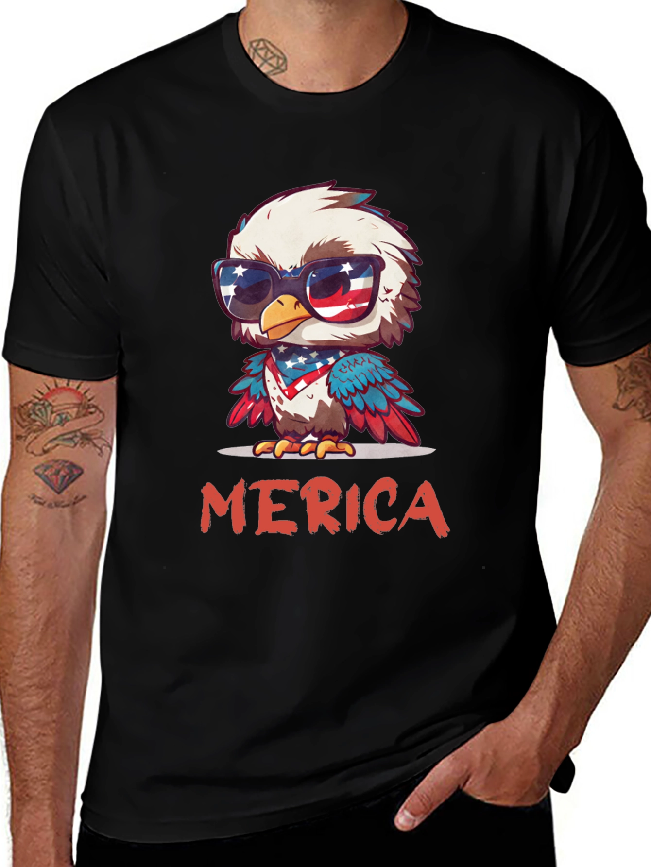 Variant 3 of Patriotic Eagle T-Shirt - 'Merica!