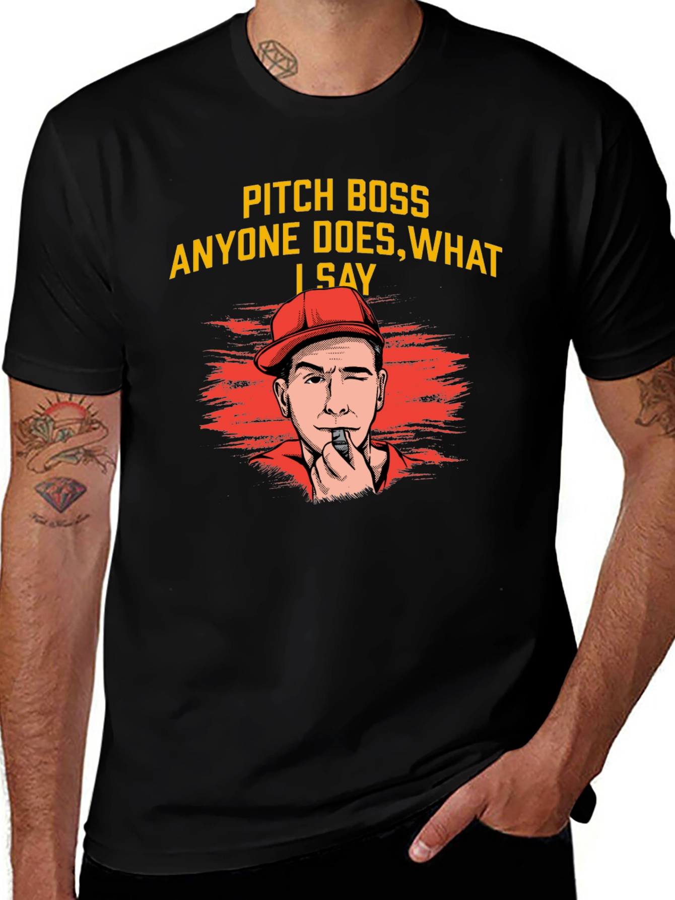 Variant 18 of Pitch Boss T-Shirt - Funny Coach Tee