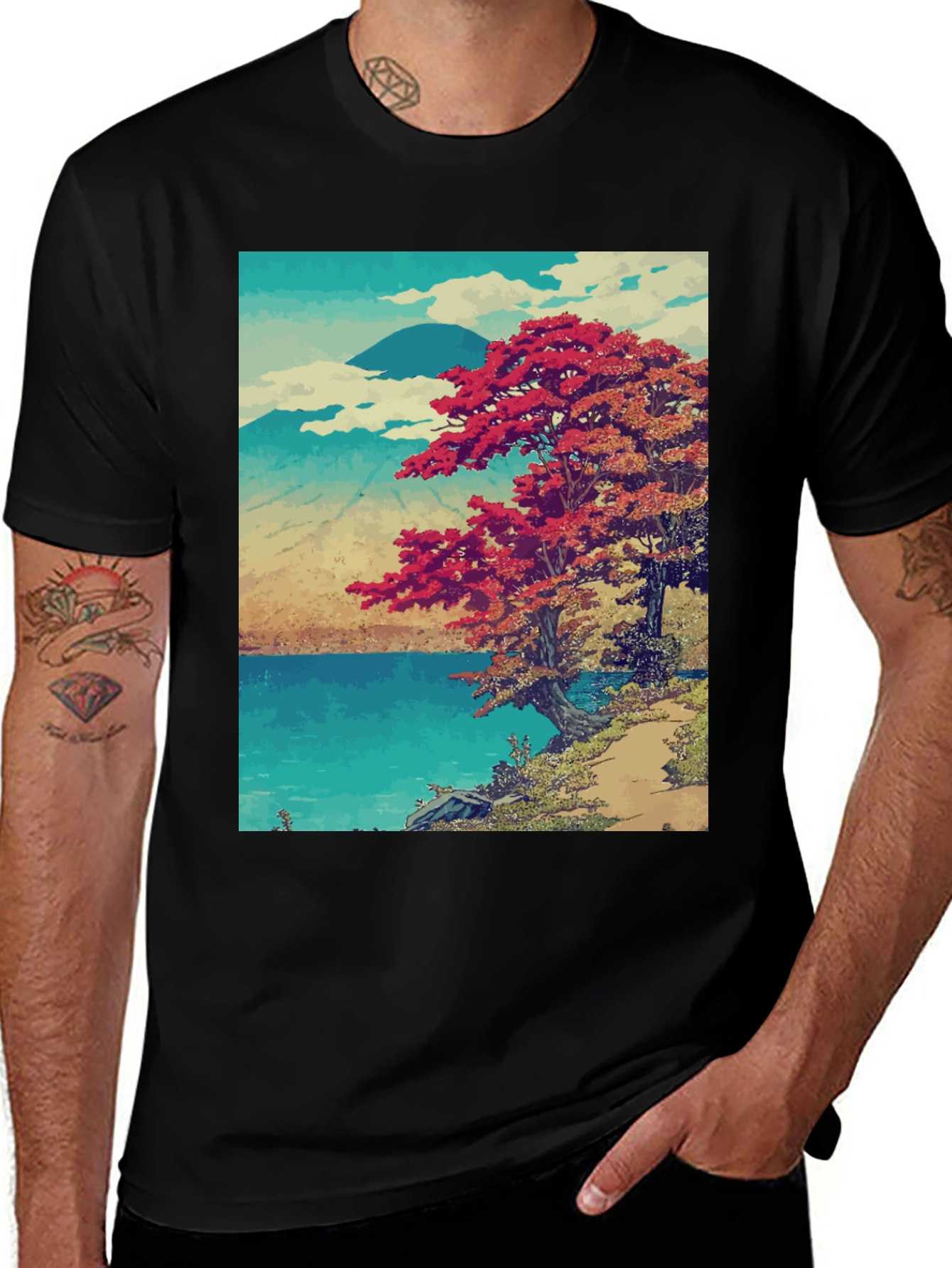 Nature Landscape Graphic T-Shirt