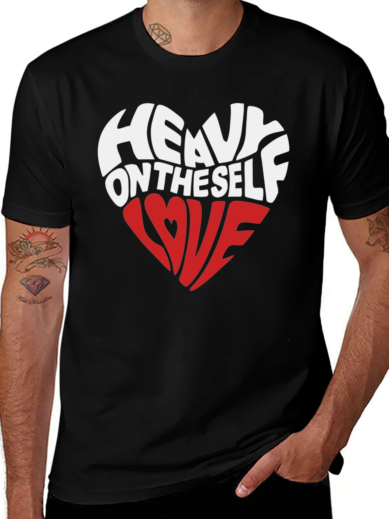 Variant 23 of Heavy on the Self Love Graphic Tee
