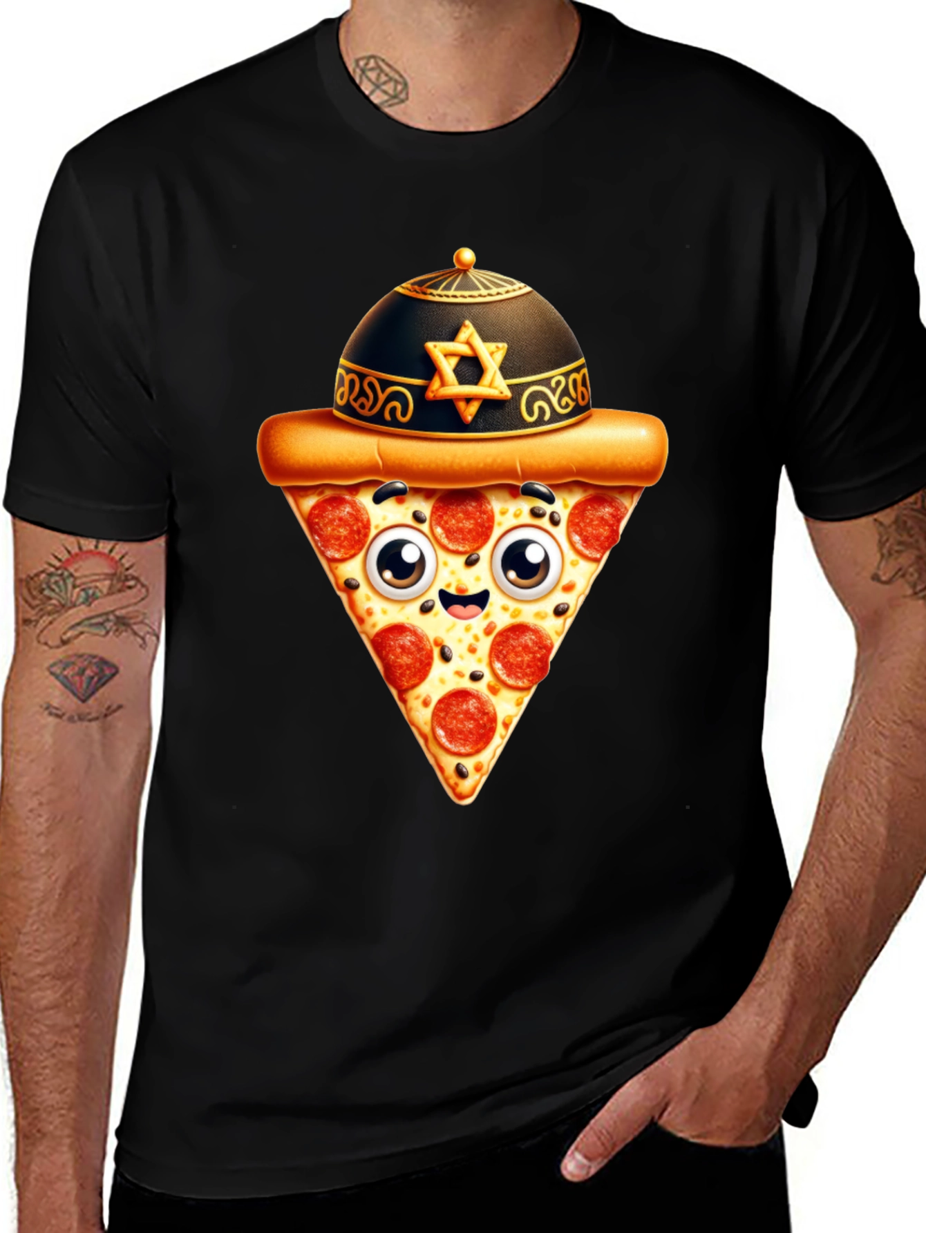 Variant 28 of Pizza Slice T-Shirt - Funny Foodie Tee