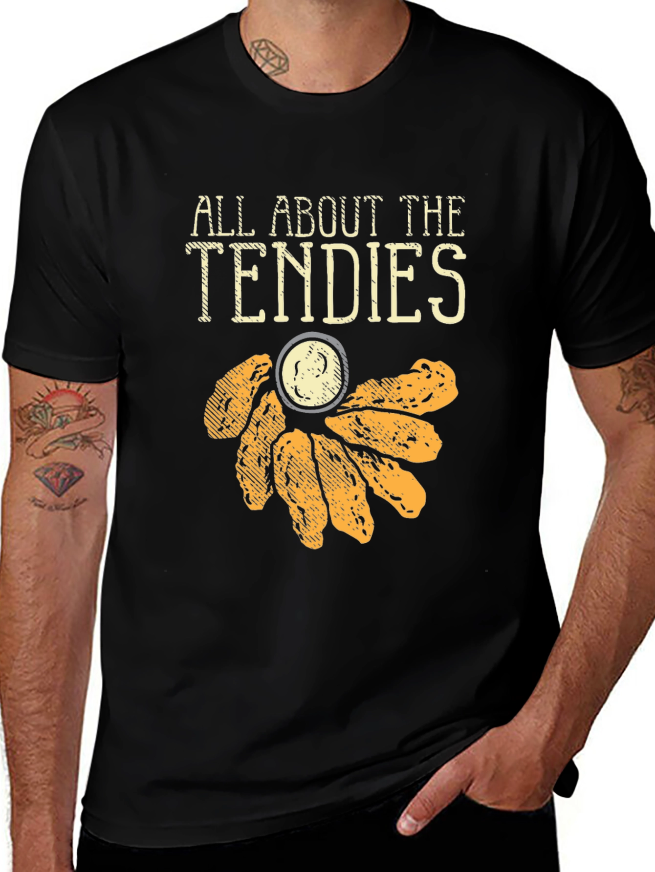 Variant 10 of All About The Tendies Graphic T-Shirt