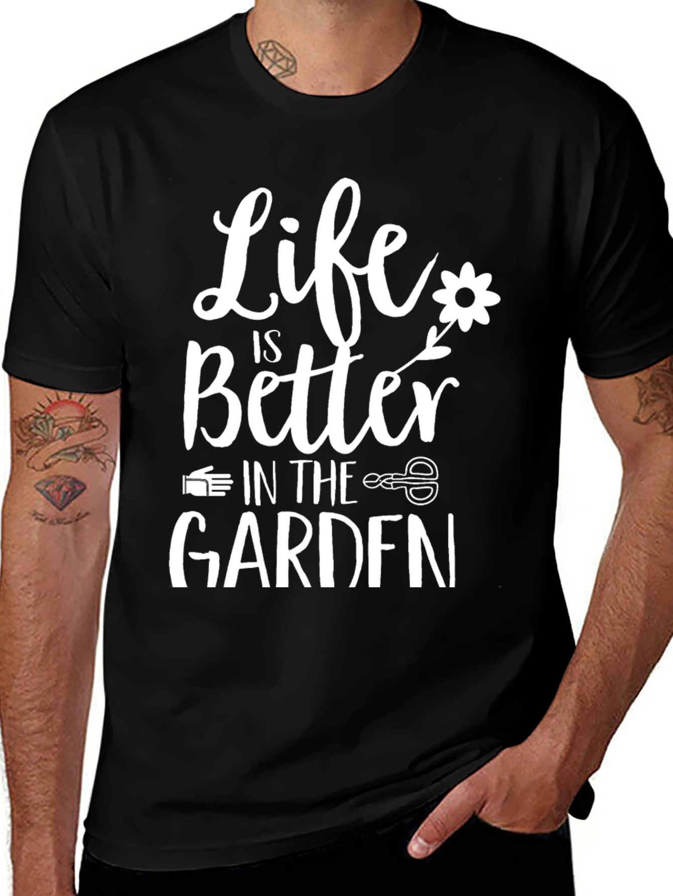 Variant 13 of Life is Better in The Garden Graphic T-Shirt