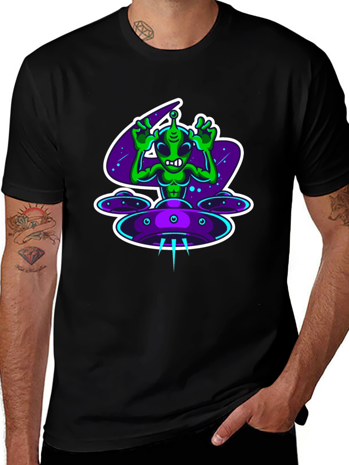 Variant 26 of Alien UFO T-Shirt - Extraterrestrial Fun!