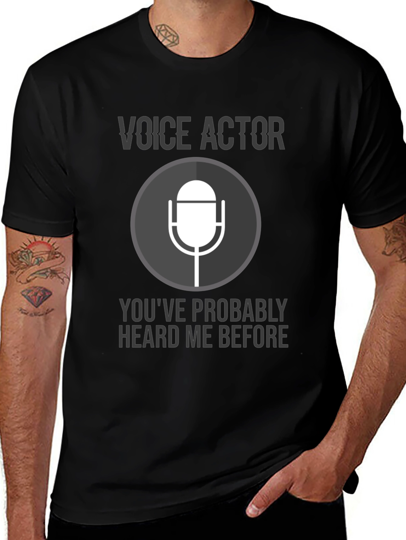 Variant 19 of Voice Actor T-Shirt - Heard Me Before Funny Tee