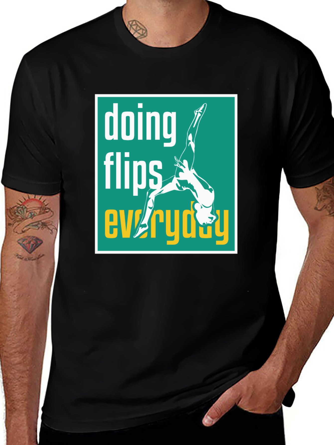 Doing Flips Everyday Graphic Tee
