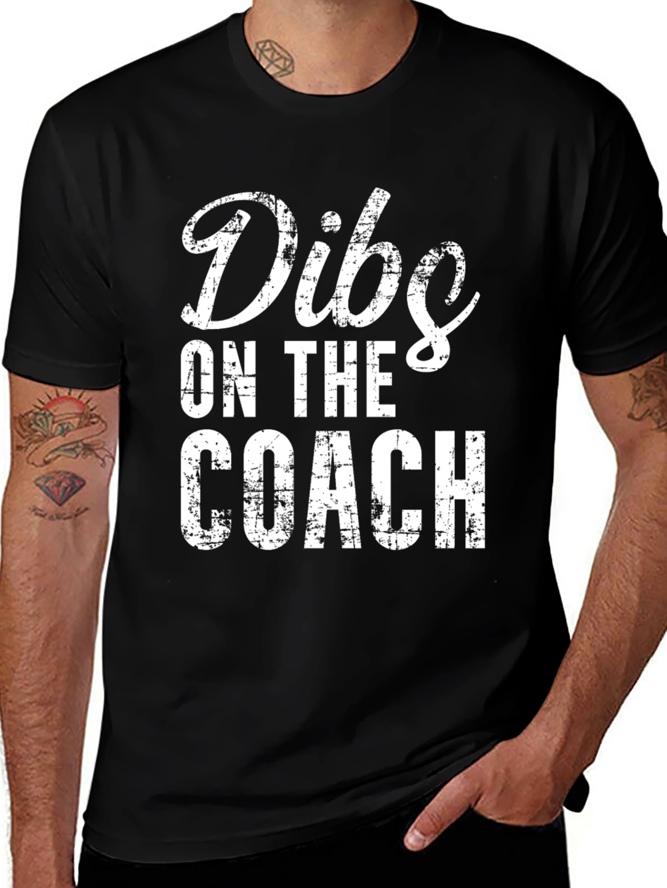 Variant 22 of Dibs On The Coach T-Shirt - Funny Sports Fan Tee