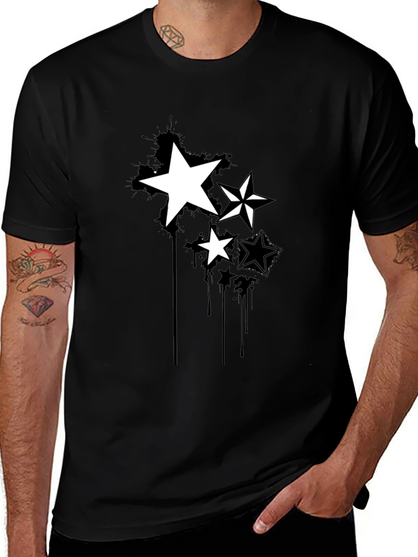 Starry Ink Black T-Shirt