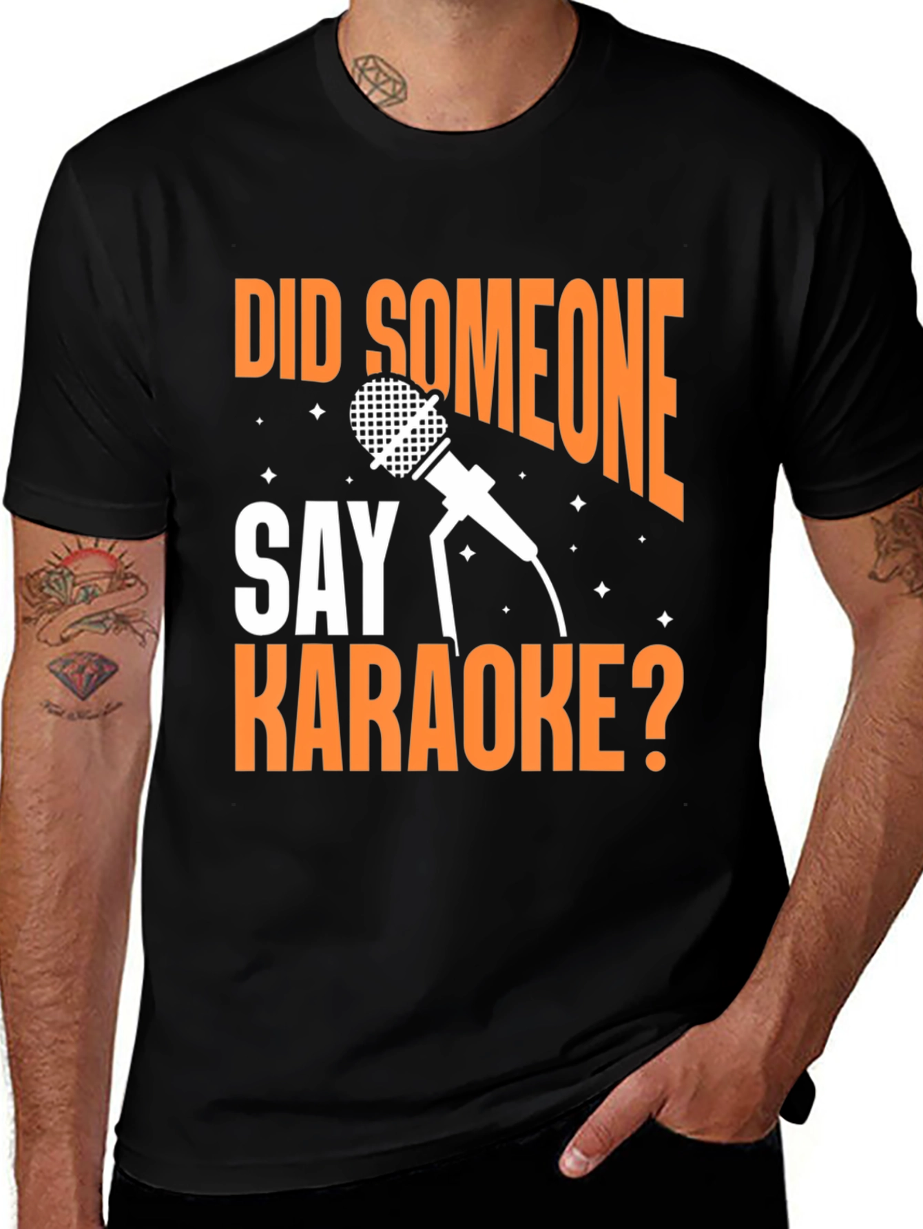 Variant 30 of Karaoke T-Shirt - "Did Someone Say Karaoke?"
