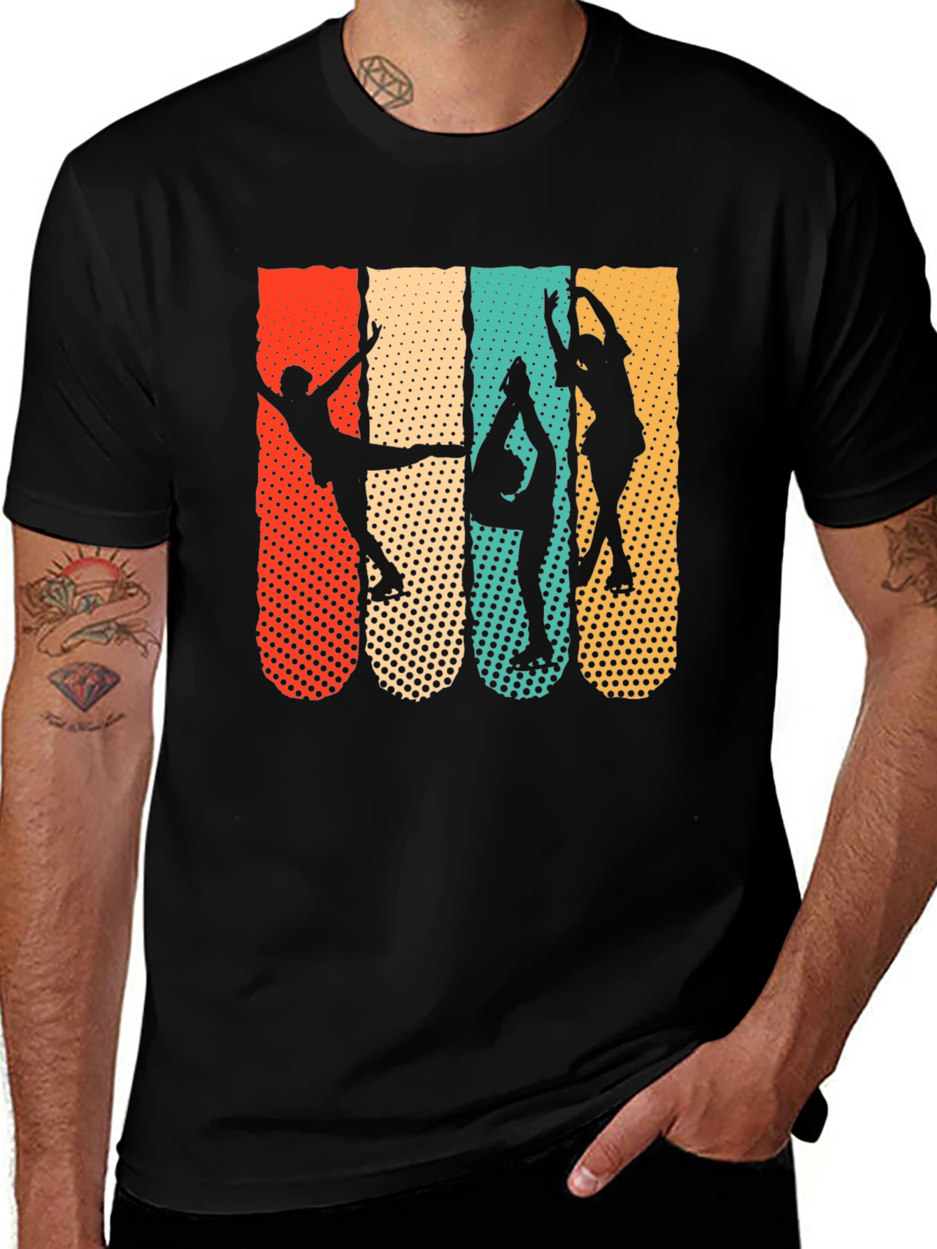 Variant 30 of Retro Figure Skating T-Shirt