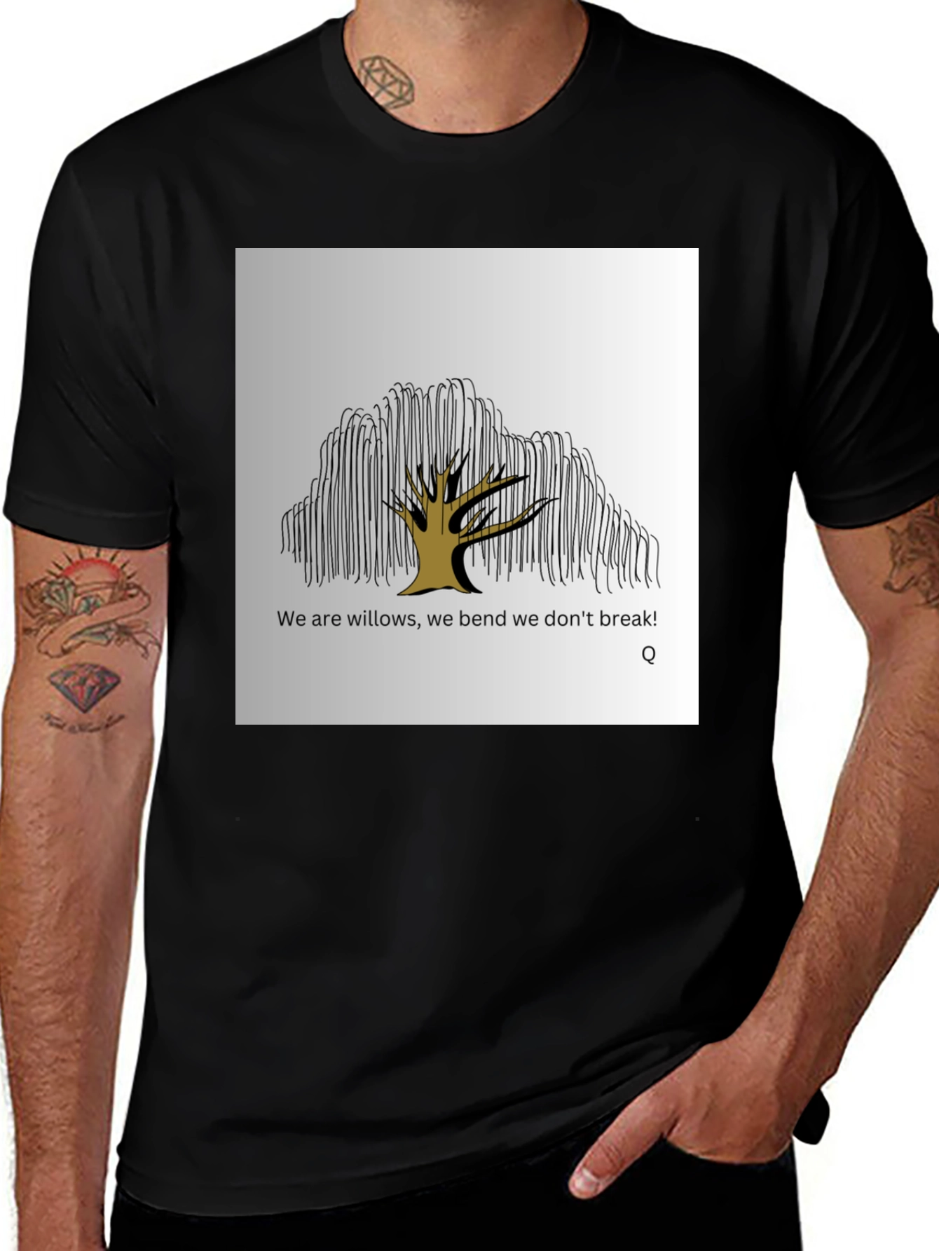 Willow Tree T-Shirt - Bend Don't Break
