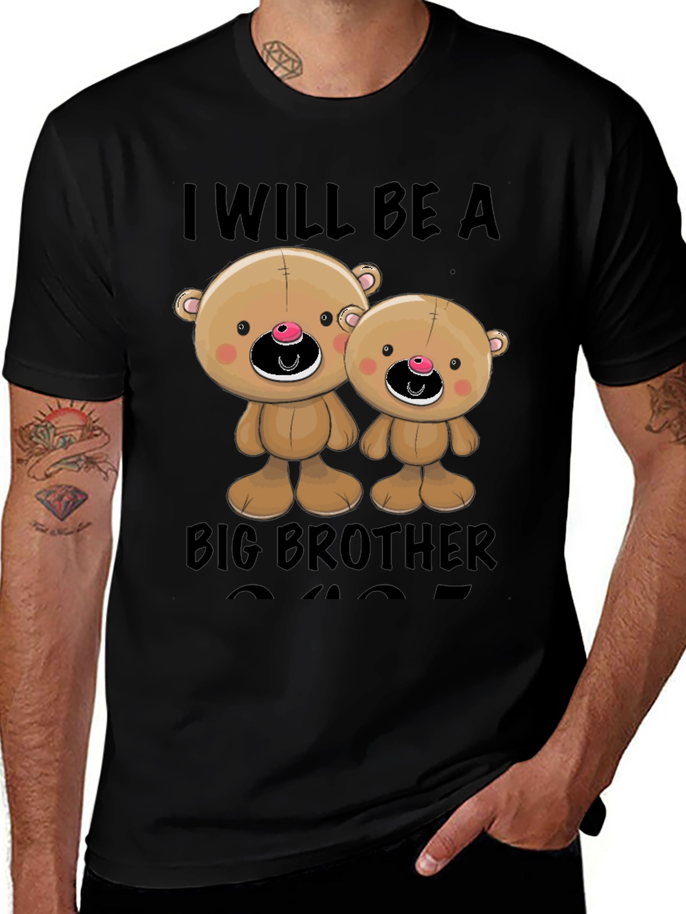 Big Brother Teddy Bear T-Shirt