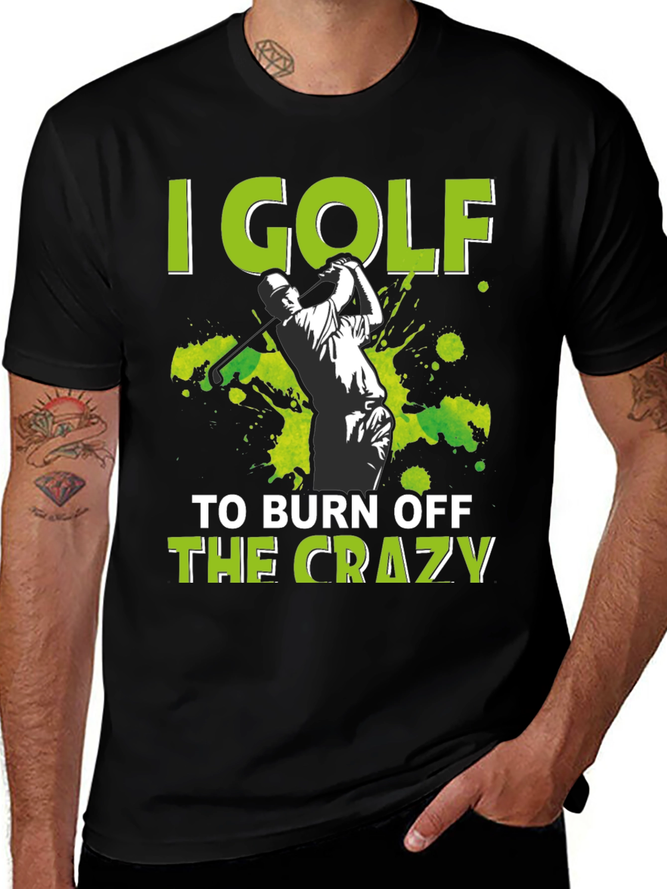 Variant 7 of Golf Burn Off Crazy T-Shirt
