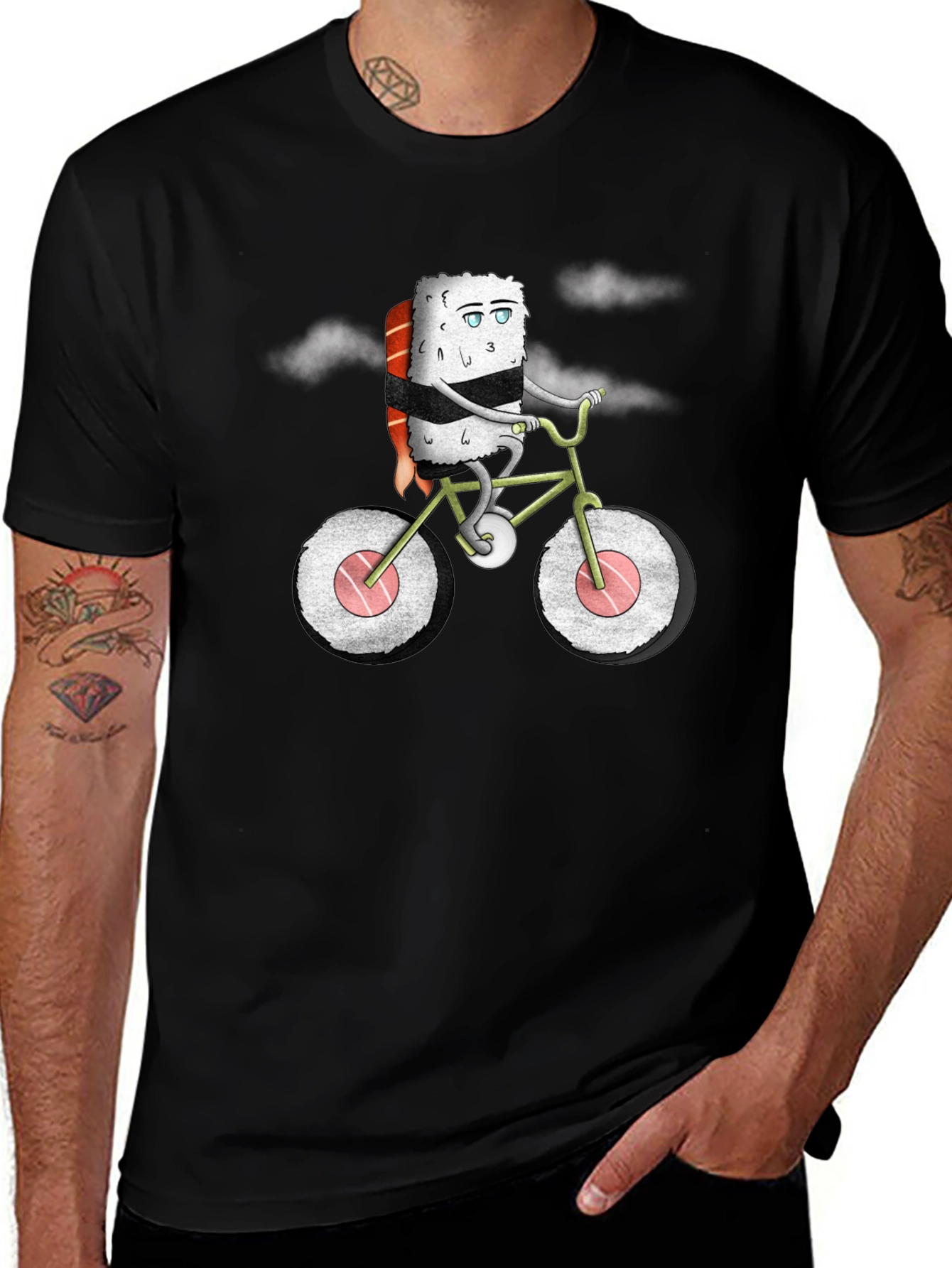 Variant 3 of Sushi Rider T-Shirt - Unique Graphic Tee