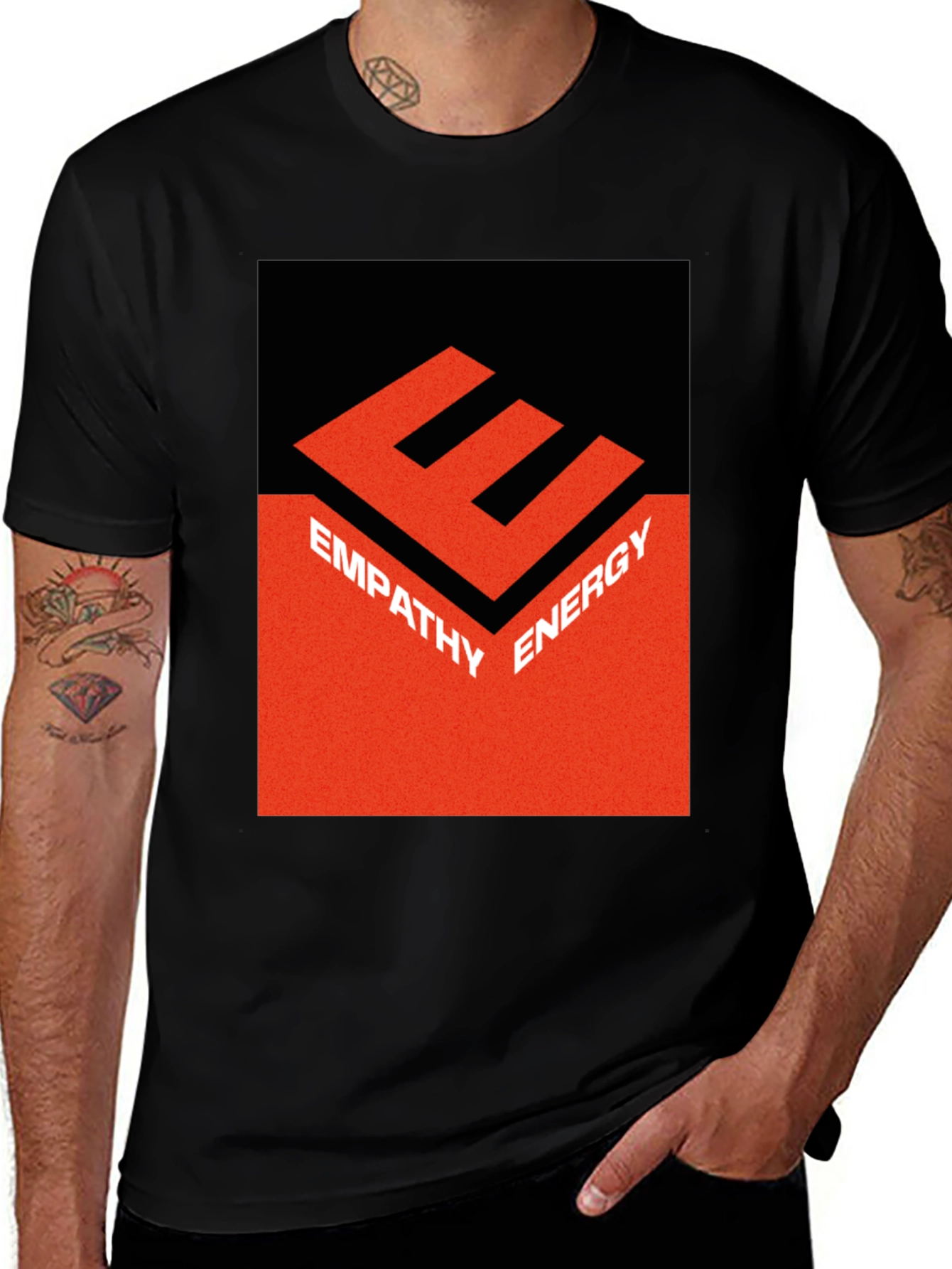 Variant 21 of Empathy Energy Graphic Tee - Bold Statement Shirt