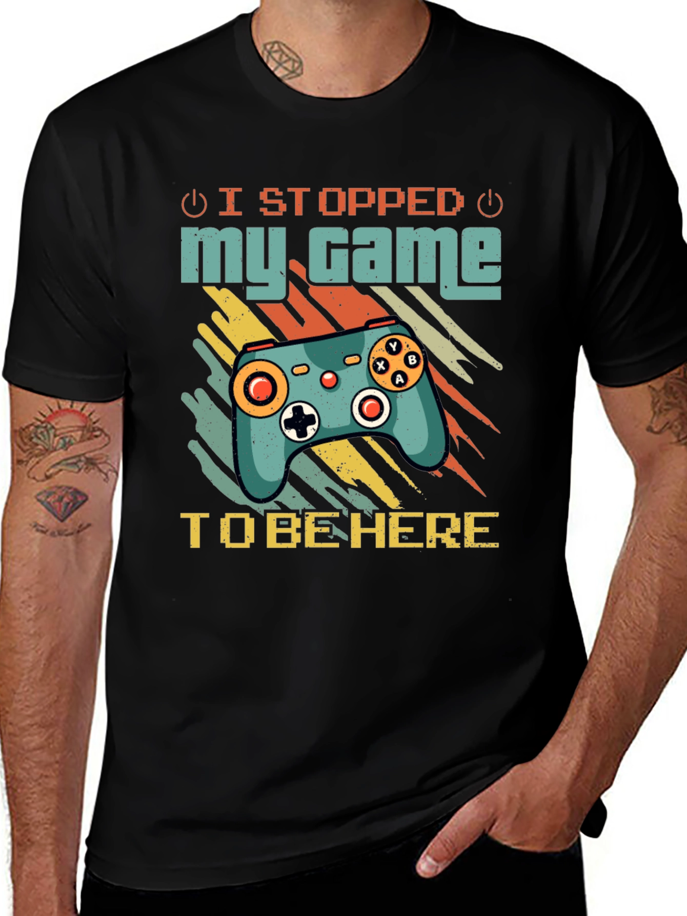 Variant 8 of I Stopped My Game to Be Here Graphic Tee