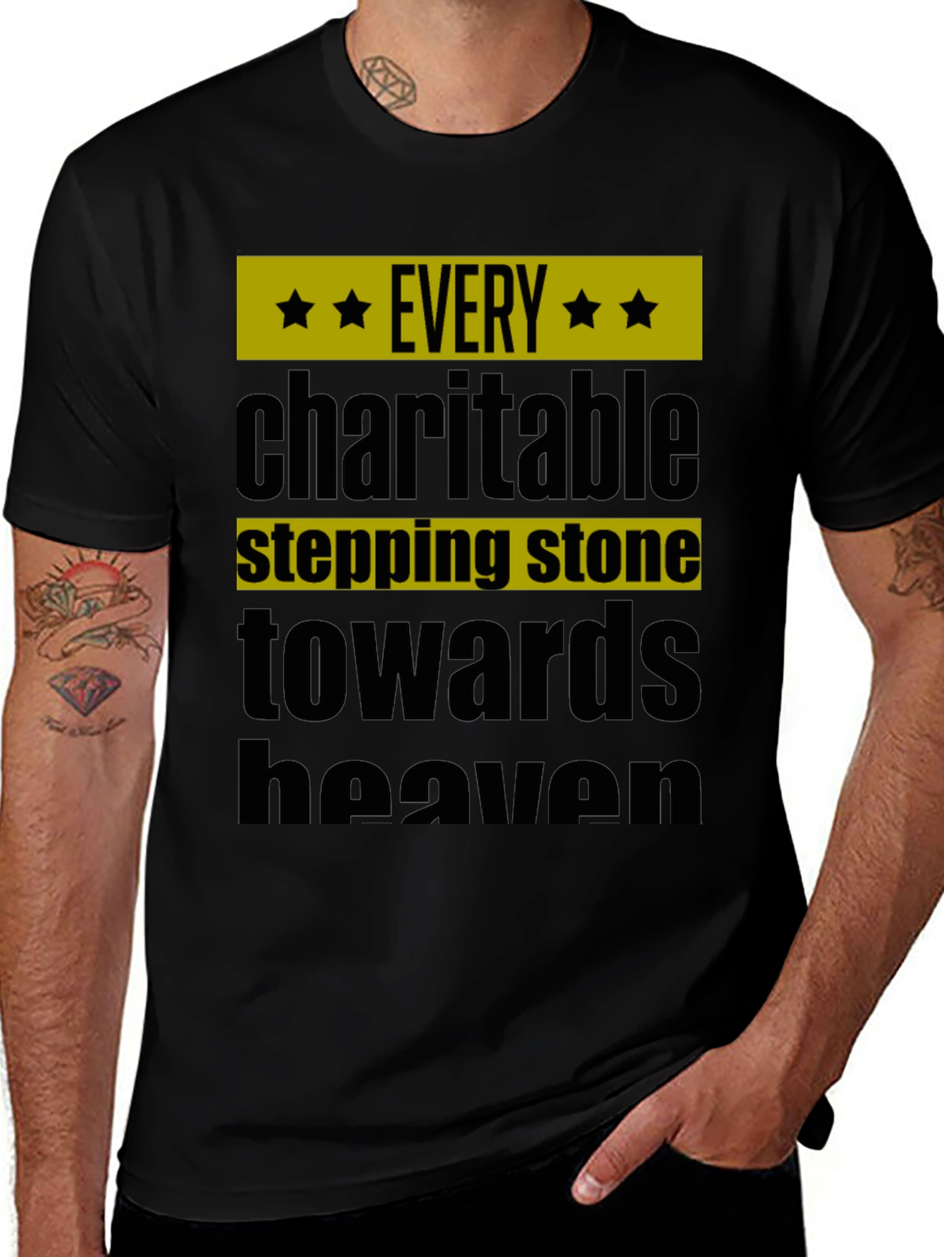 Variant 13 of Charitable Stepping Stone T-Shirt