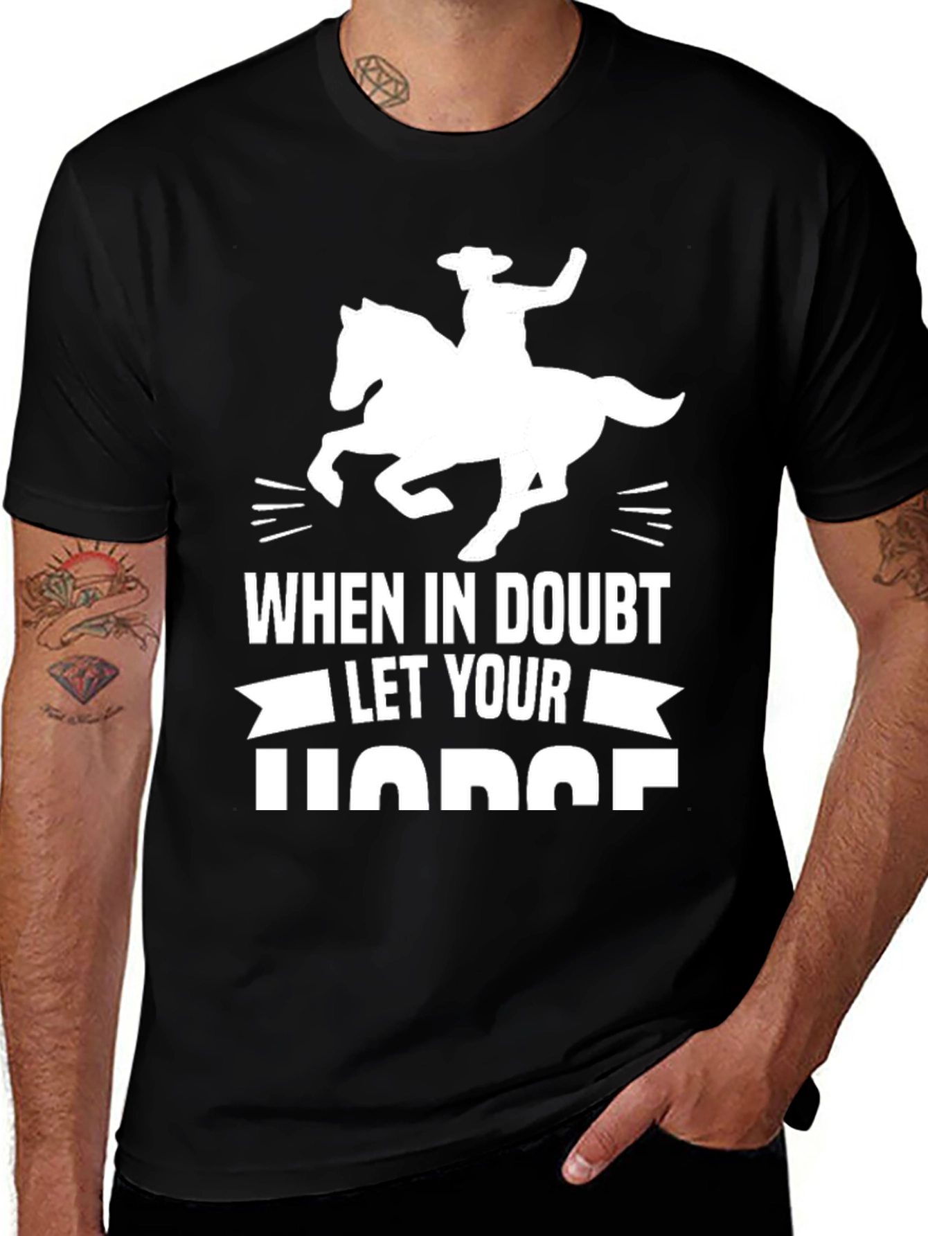 Variant 20 of When In Doubt Let Your Horse Funny Tee