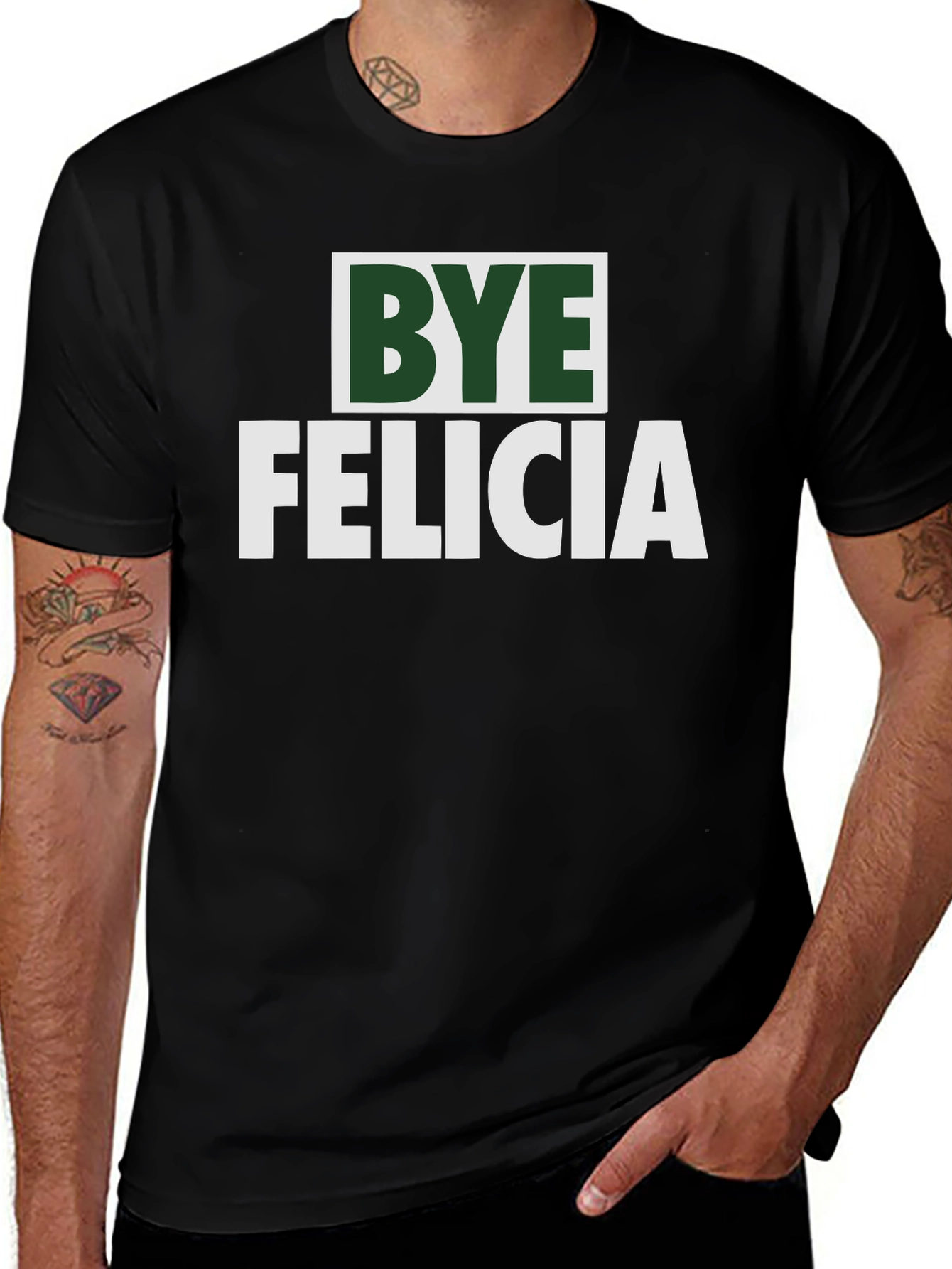 Variant 27 of Bye Felicia Graphic T-Shirt - Trendy Slogan Tee