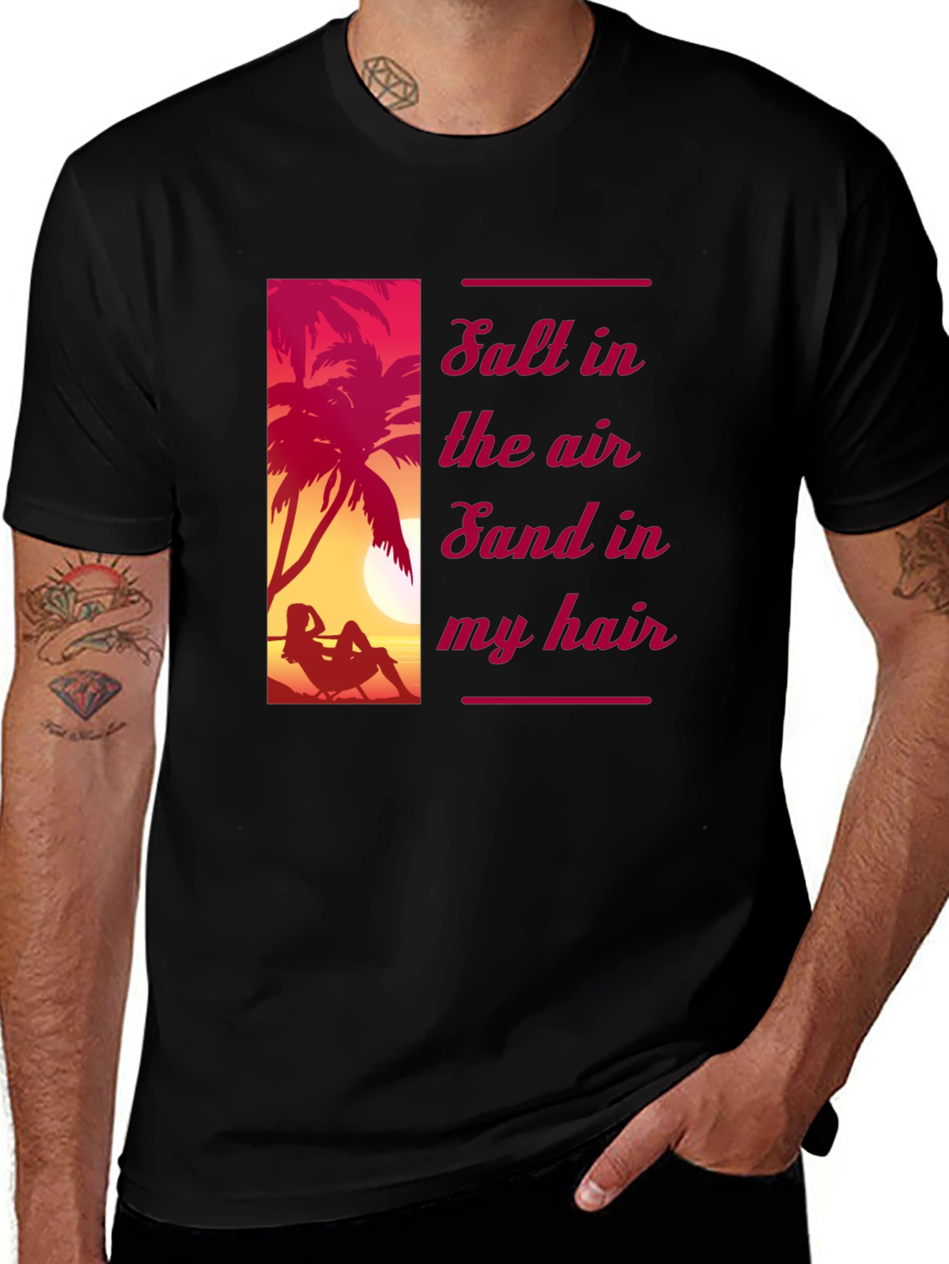Salt Air Sand Hair Graphic Tee