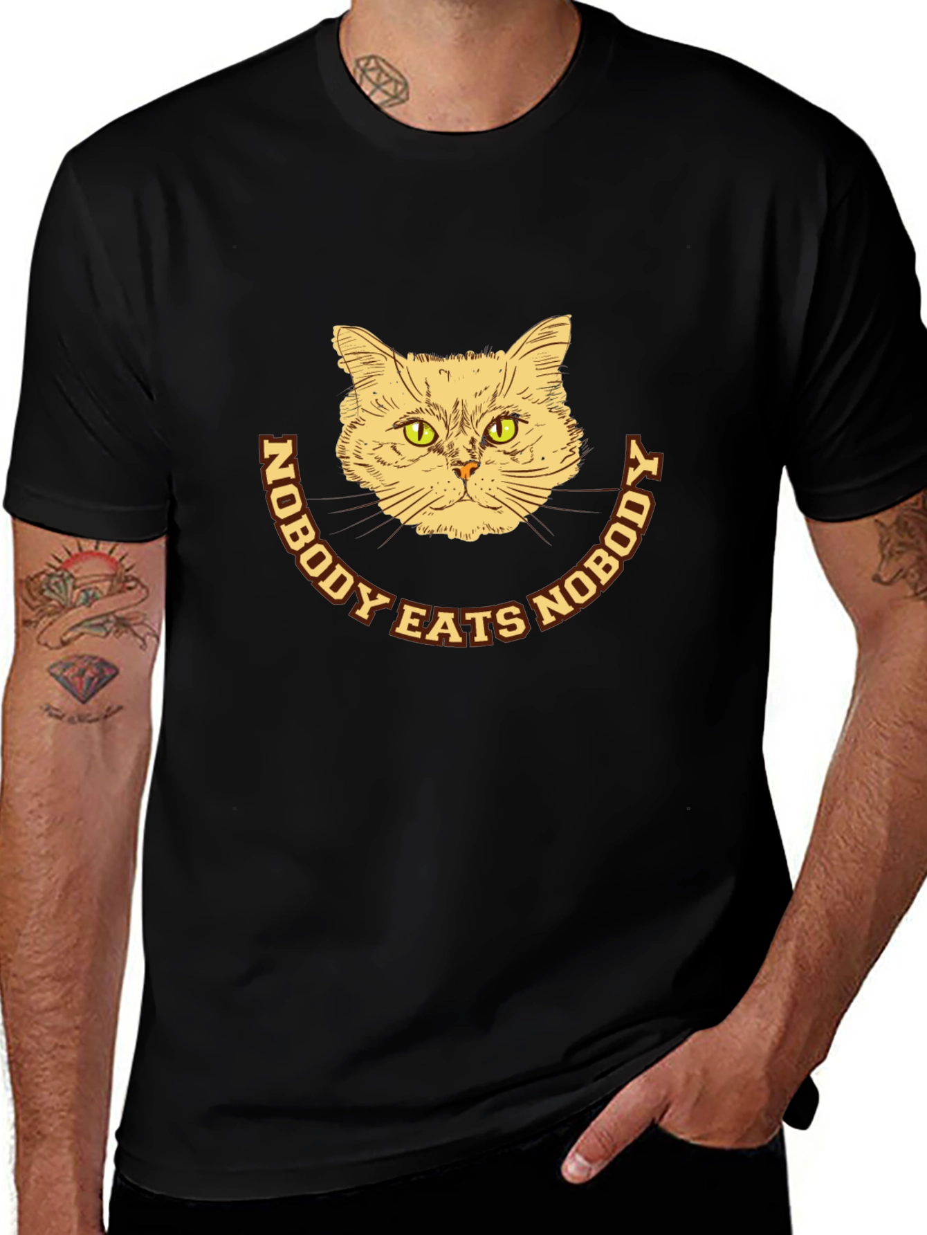 Variant 12 of Nobody Eats Nobody Cat Graphic T-Shirt