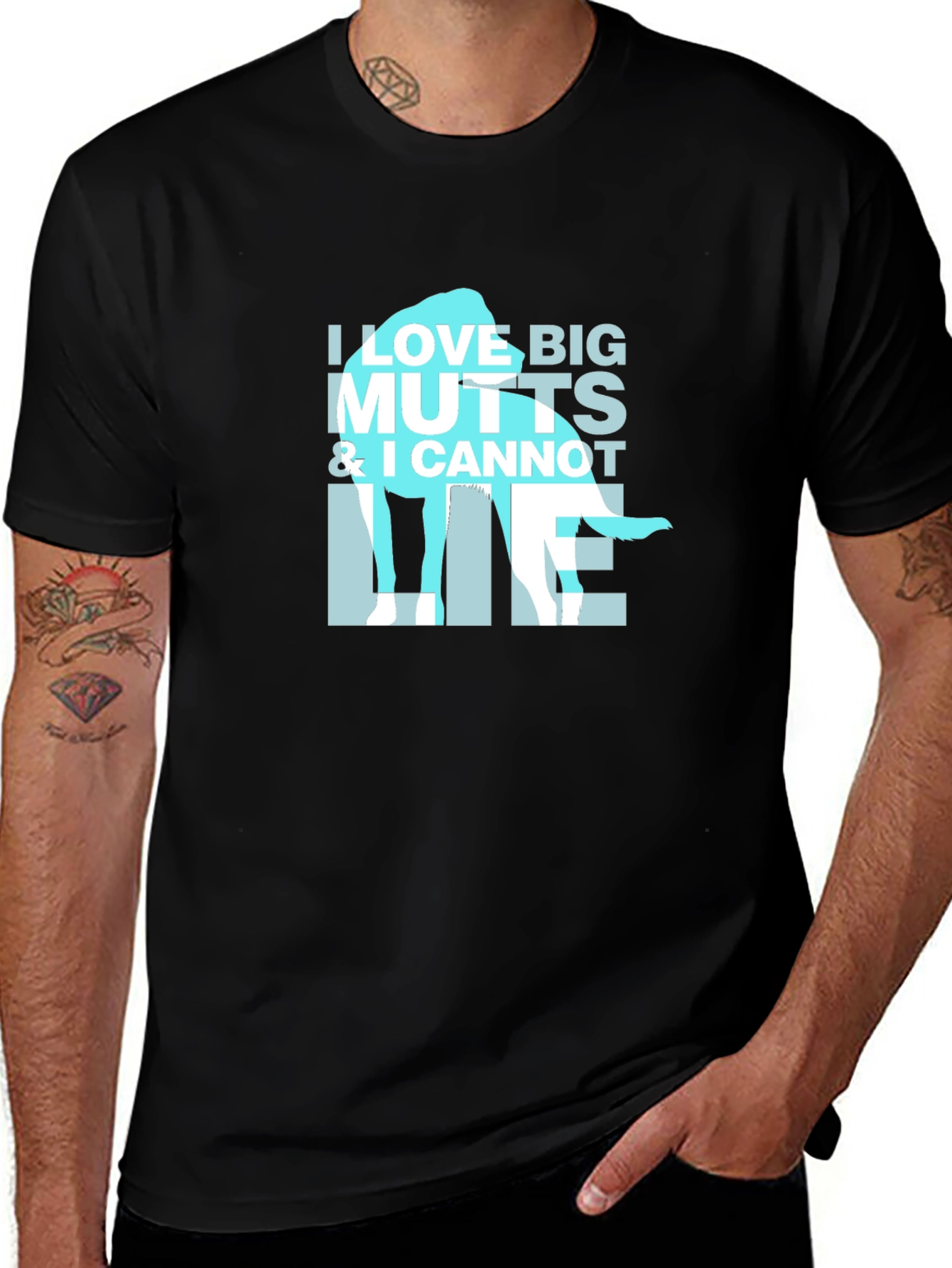 Variant 4 of I Love Big Mutts Funny Dog Lover T-Shirt