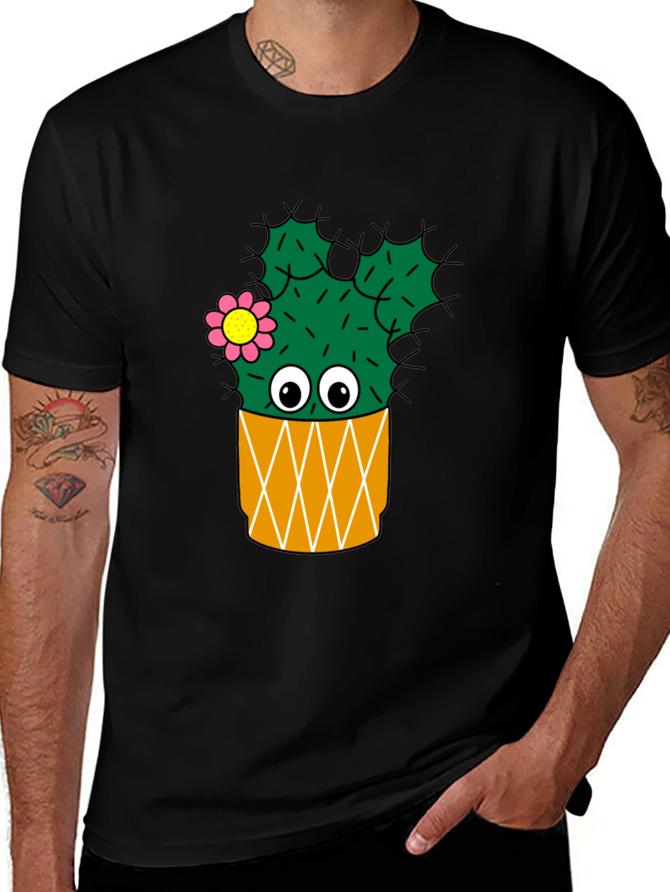 Variant 20 of Cartoon Cactus T-Shirt