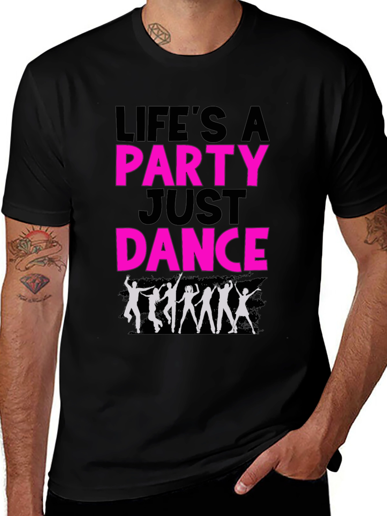 Variant 11 of Life's a Party, Just Dance Graphic Tee
