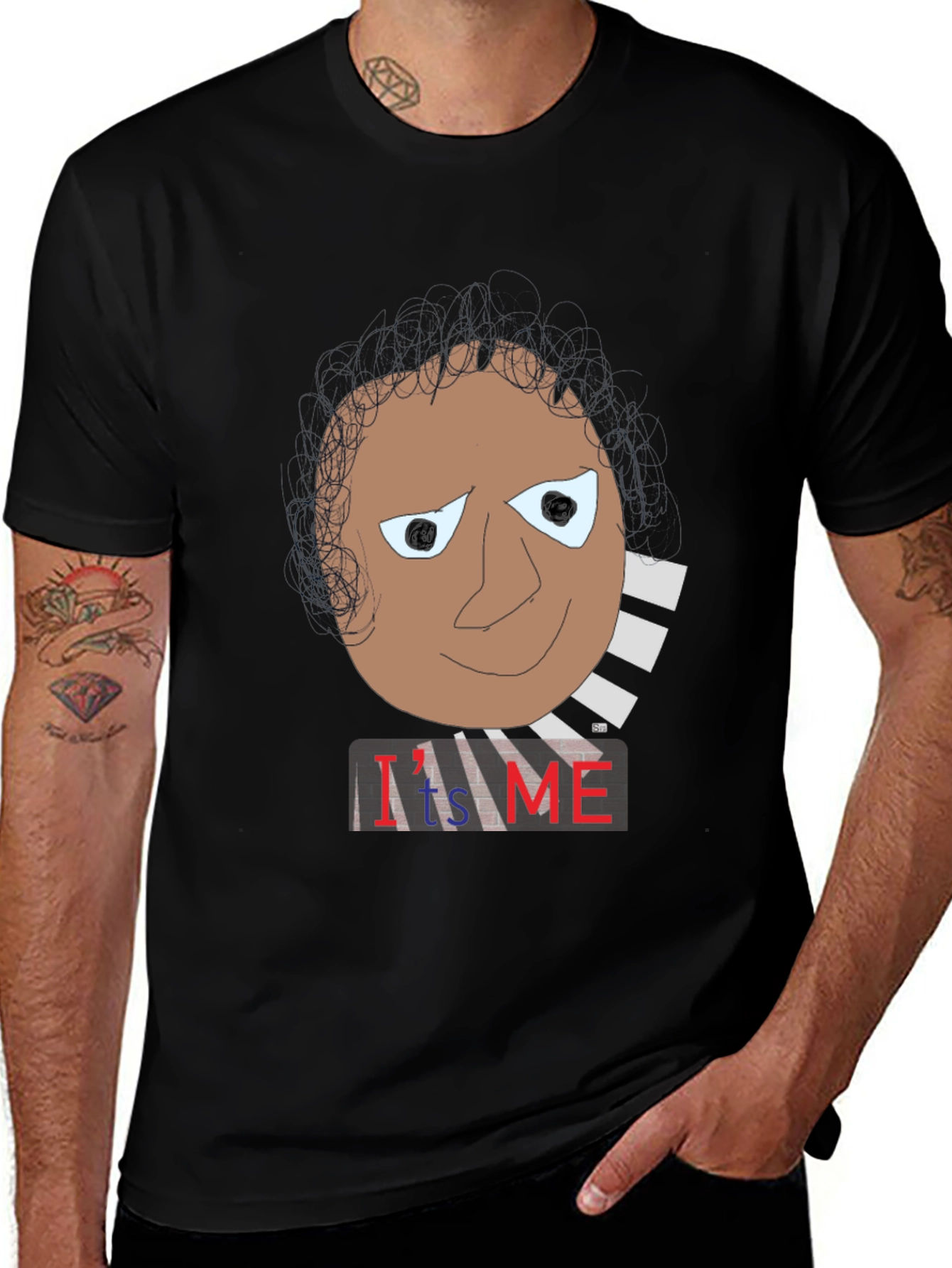 Variant 30 of Unique Cartoon Face Graphic Tee