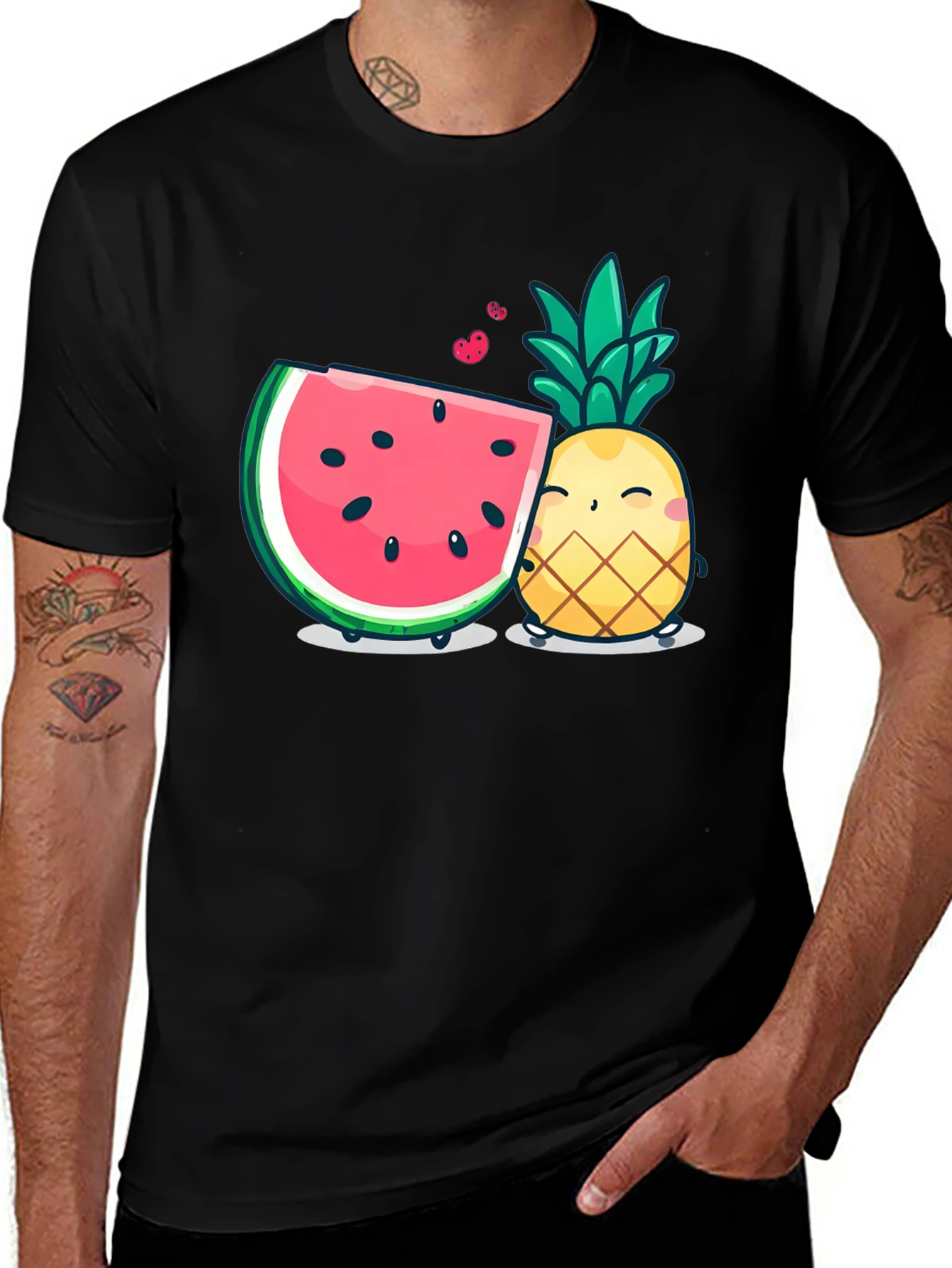 Variant 22 of Cute Fruit Cartoon Graphic Tee