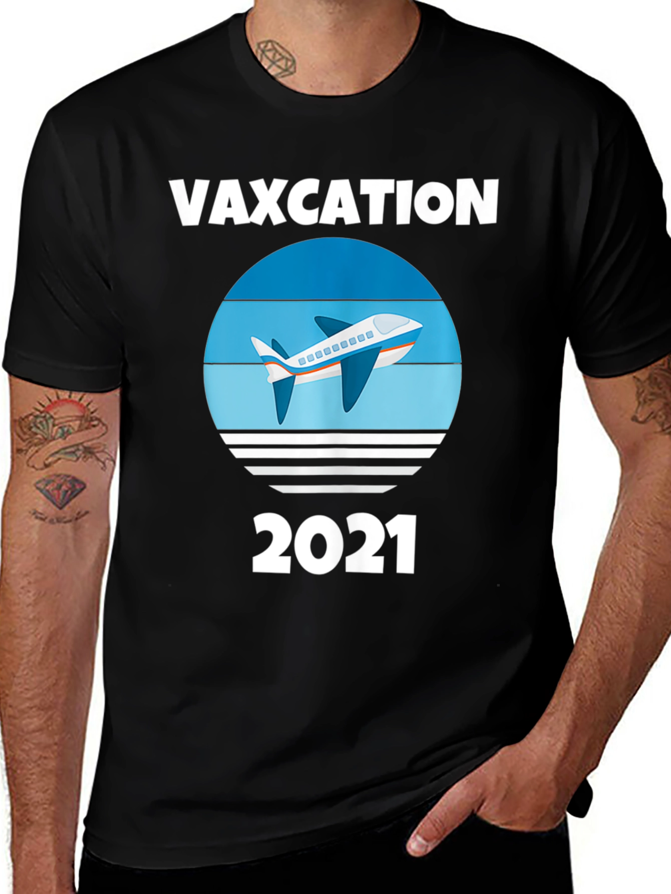 Variant 11 of Vaxcation 2021 Graphic T-Shirt