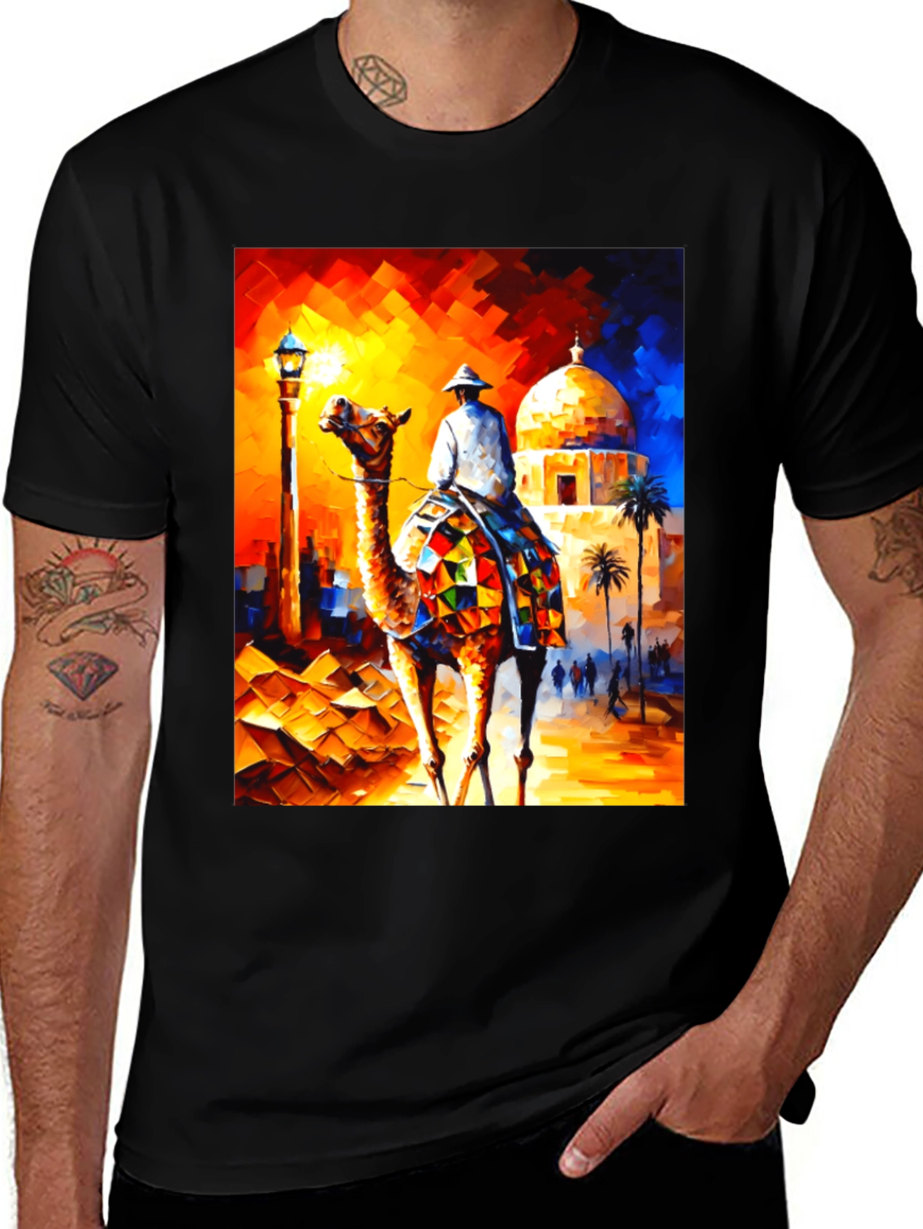 Variant 30 of Camel Ride Art Print T-Shirt