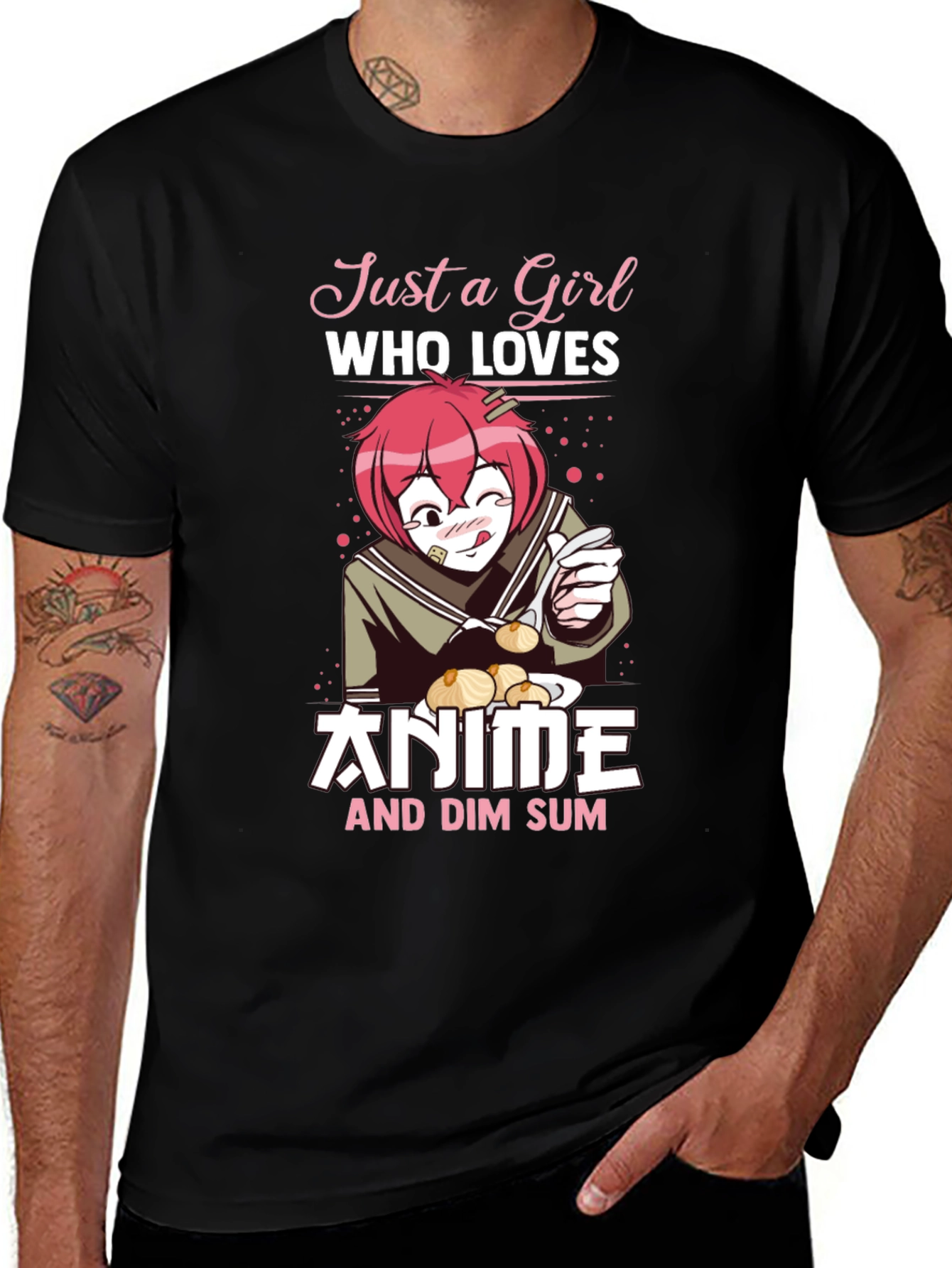 Variant 30 of Anime & Dim Sum Girl's T-Shirt