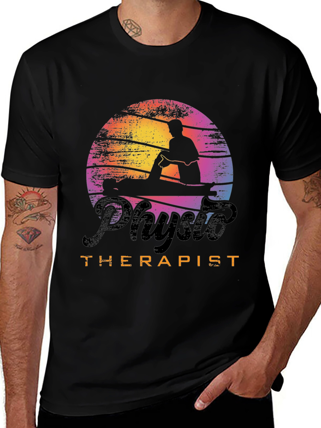 Variant 7 of Physio Therapist Graphic T-Shirt - Stylish & Comfortable