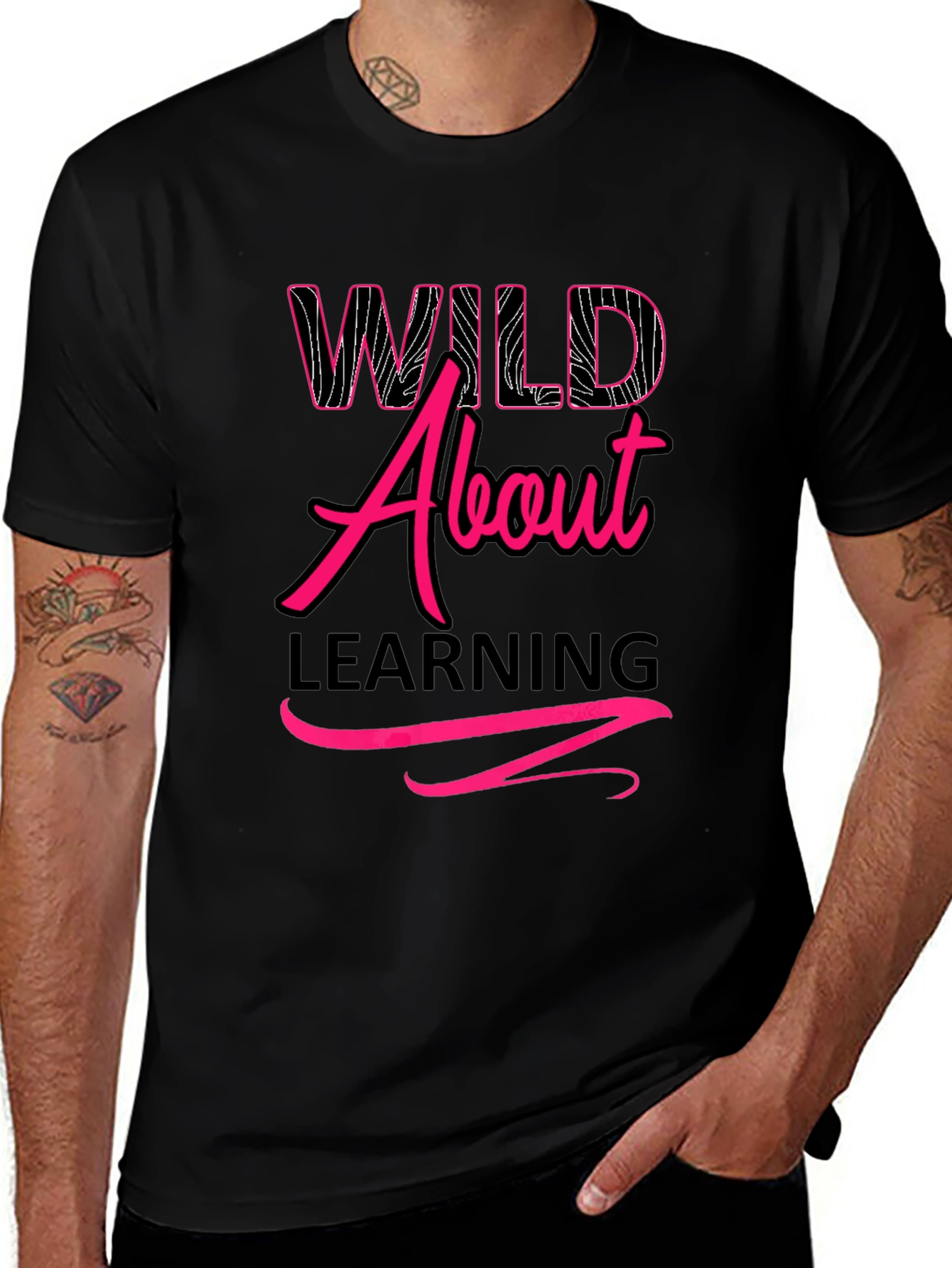 Variant 27 of Wild About Learning Graphic Tee