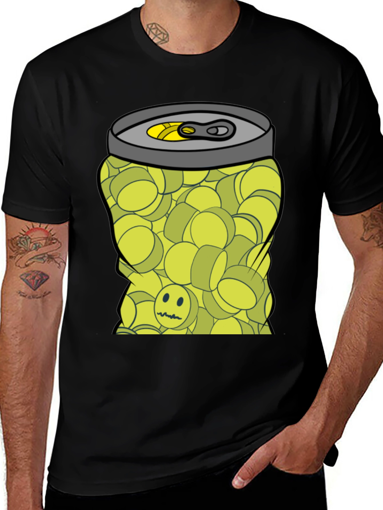 Variant 15 of Pickle Can T-Shirt - Funny Design
