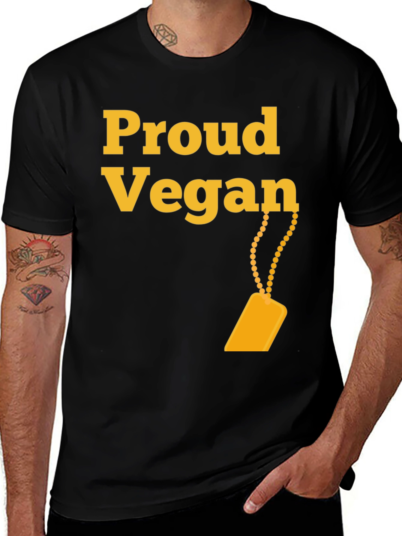 Variant 6 of Proud Vegan Graphic T-Shirt