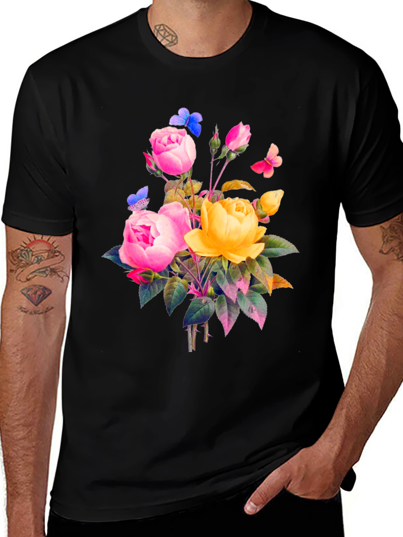 Variant 23 of Floral Bouquet Graphic Tee